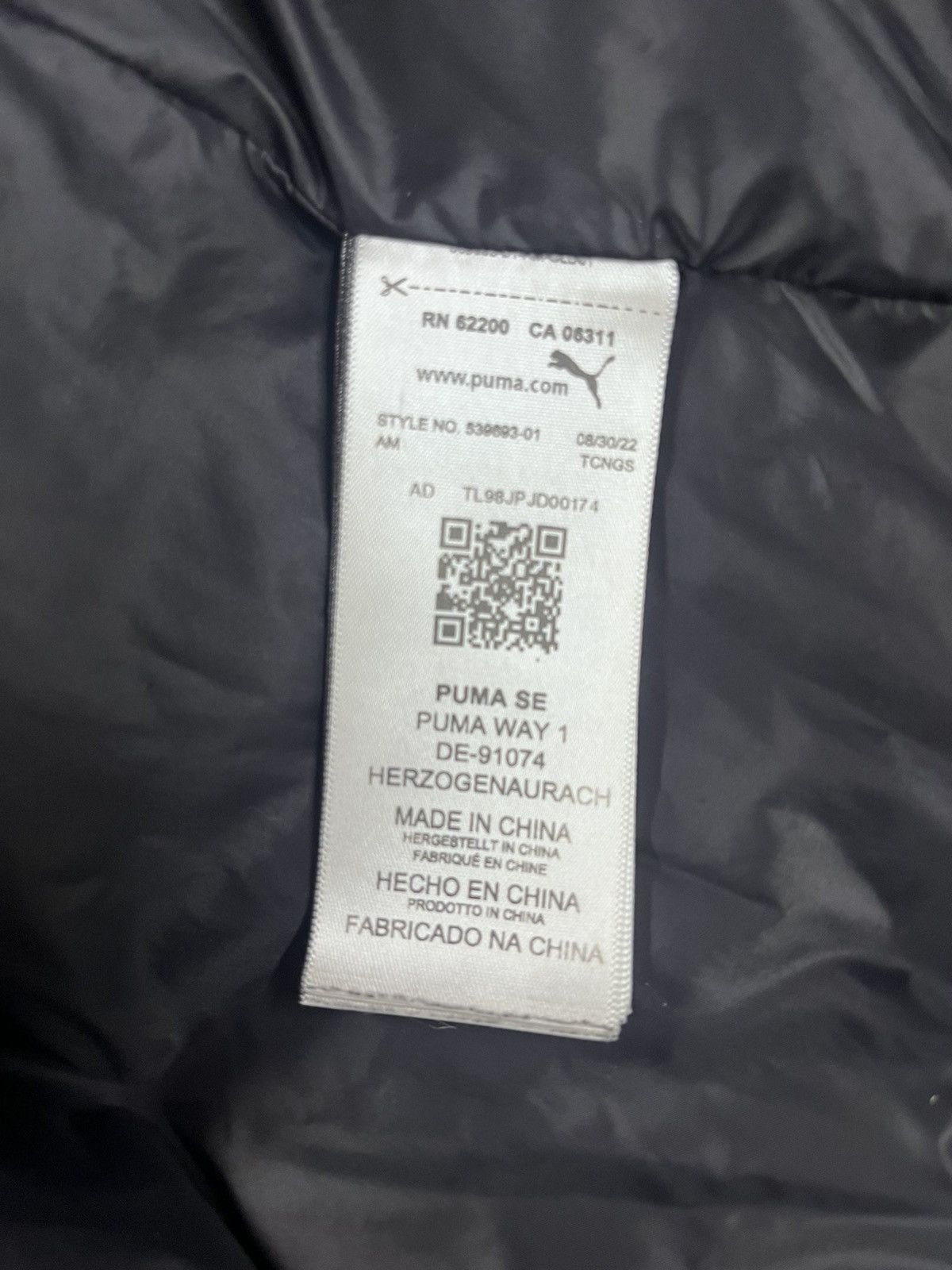 Puma Puma x Rhuigi Faux Leather Down Jacket Size US M / EU 48-50 / 2 - 5 Thumbnail
