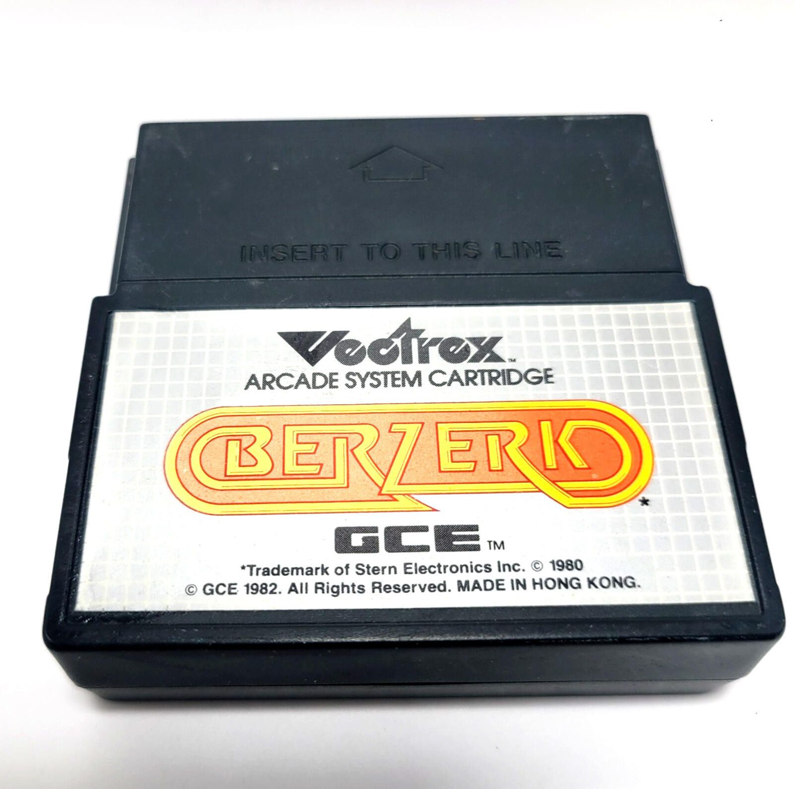 Other Berzerk Game Cart and Instruction Manual GCE Vecrex Size ONE SIZE - 1 Thumbnail