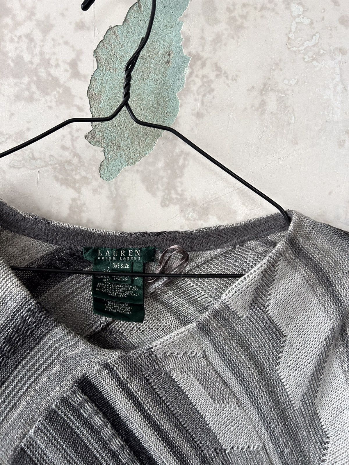 Ralph Lauren RALPH LAUREN PONCHO COTTON LINEN Size ONE SIZE - 3 Thumbnail