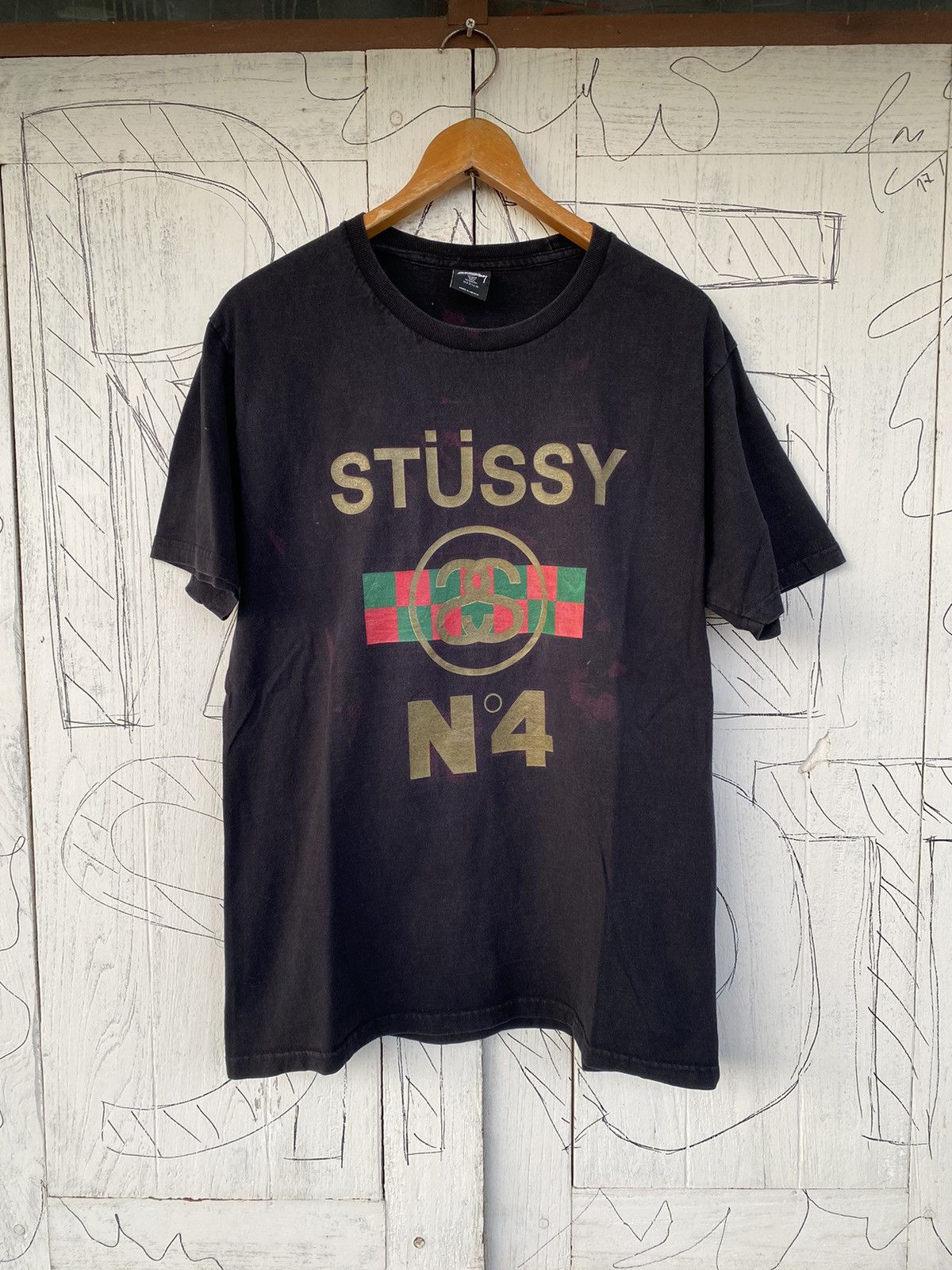 Stüssy store crewneck black N•4 Size M