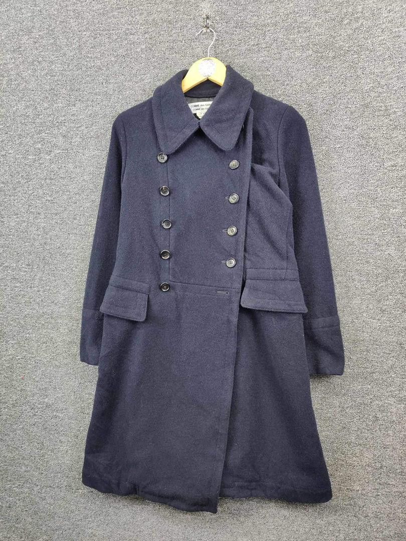 Comme des Garcons Vintage Comme Des Garcons Double Breasted Wool Coat Size US XS / EU 42 / 0 - 2 Thumbnail