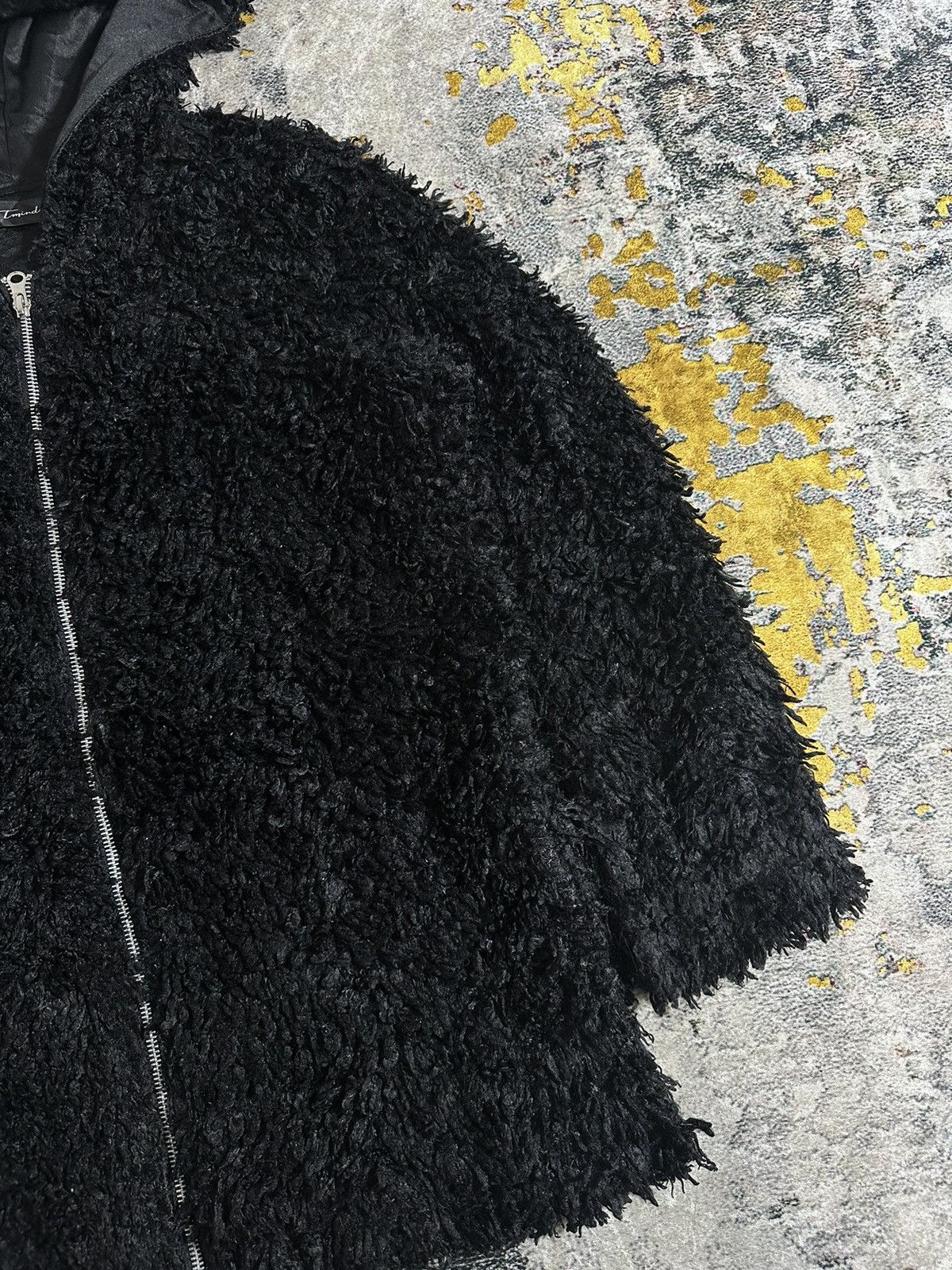 Le Grande Bleu (L.G.B.) JAPANESE STREETWEAR Yohji Yamamoto STYLE MOHAIR ZIP HOODIE Size US M / EU 48-50 / 2 - 5 Thumbnail