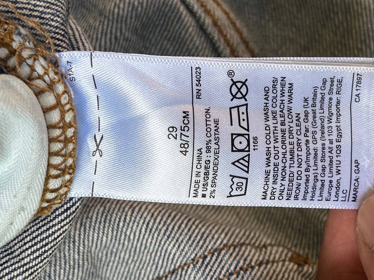 Gap VINTAGE GAP DENIM FADED STYLE Size US 36 / EU 52 - 13 Thumbnail