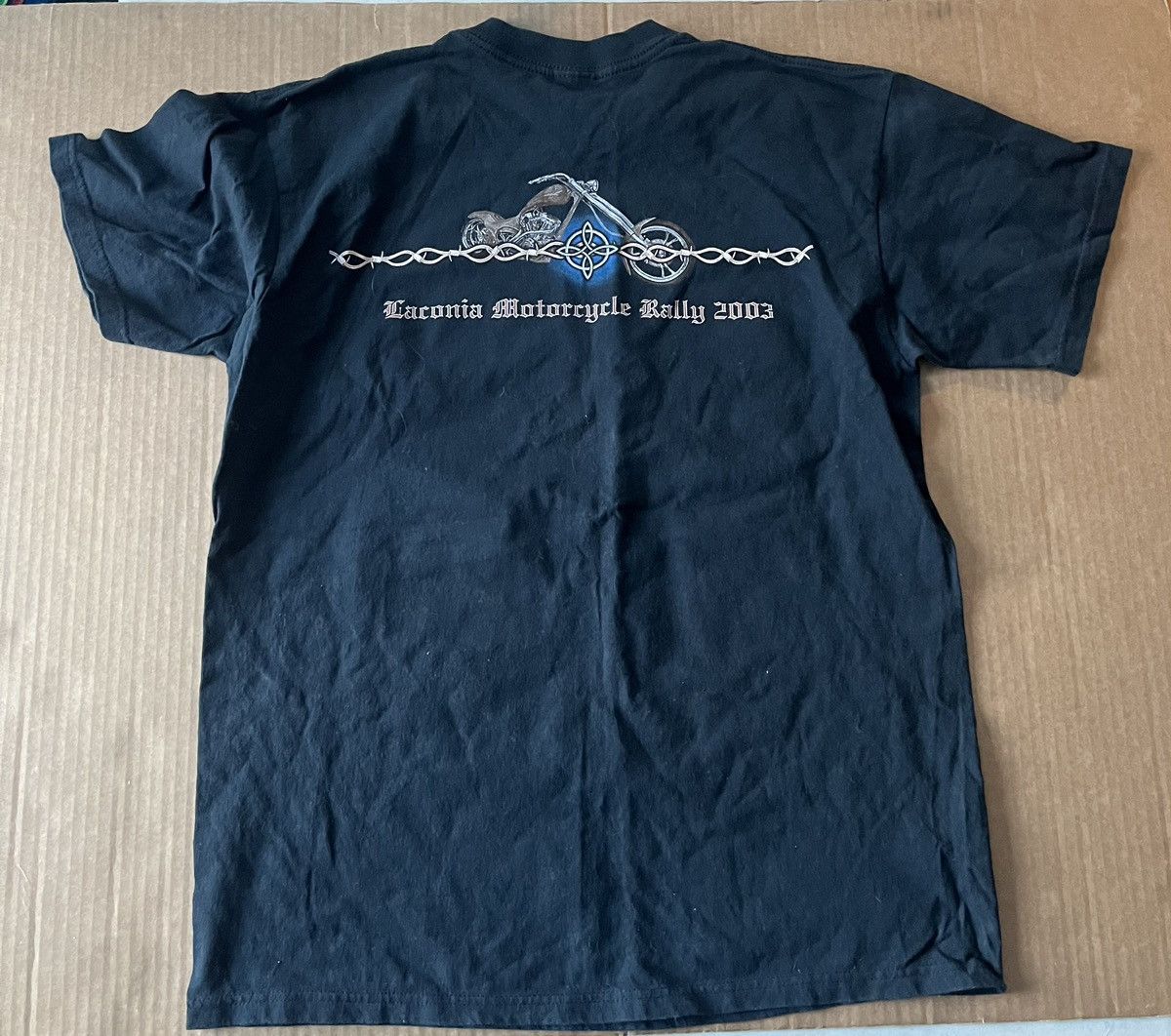 Vintage 2003 Laconia Bike Week Shirt Size US L / EU 52-54 / 3 - 3 Thumbnail