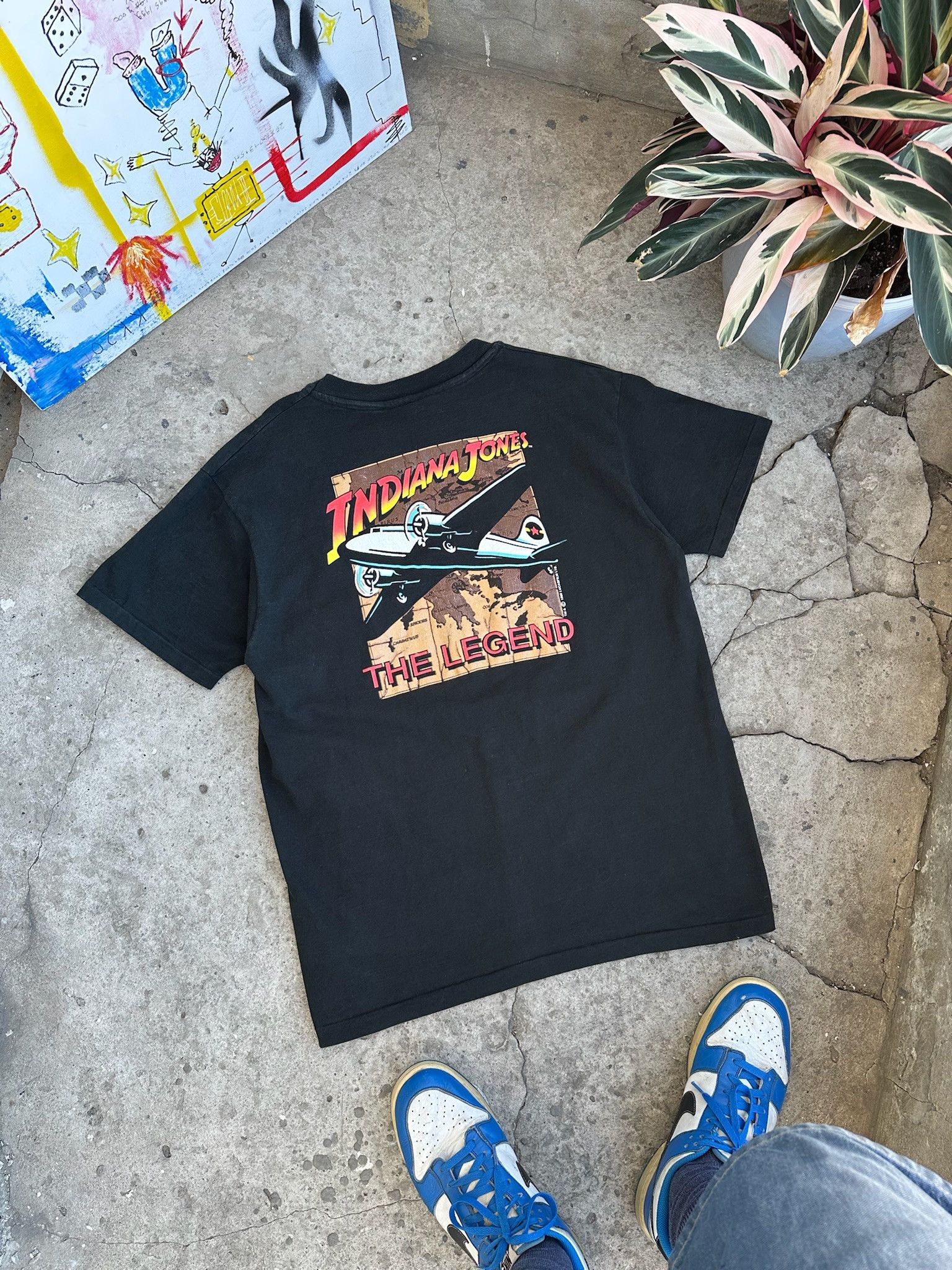 Hanes vintage indiana jones and the last crusade 80s tshirt Size US XL / EU 56 / 4 - 6 Thumbnail