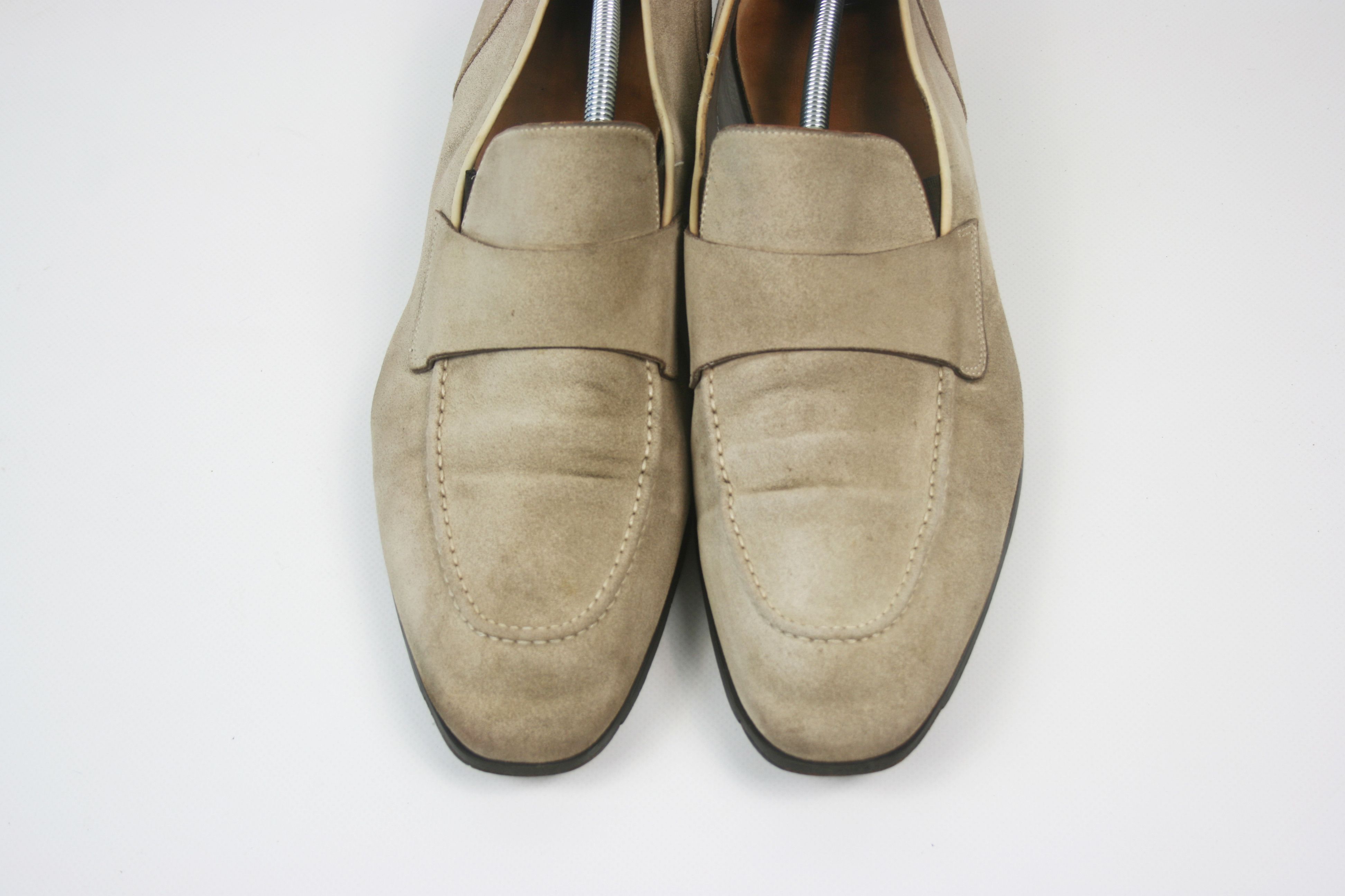 Santoni Carlo Suede Loafers Size US 11 / EU 44 - 4 Thumbnail