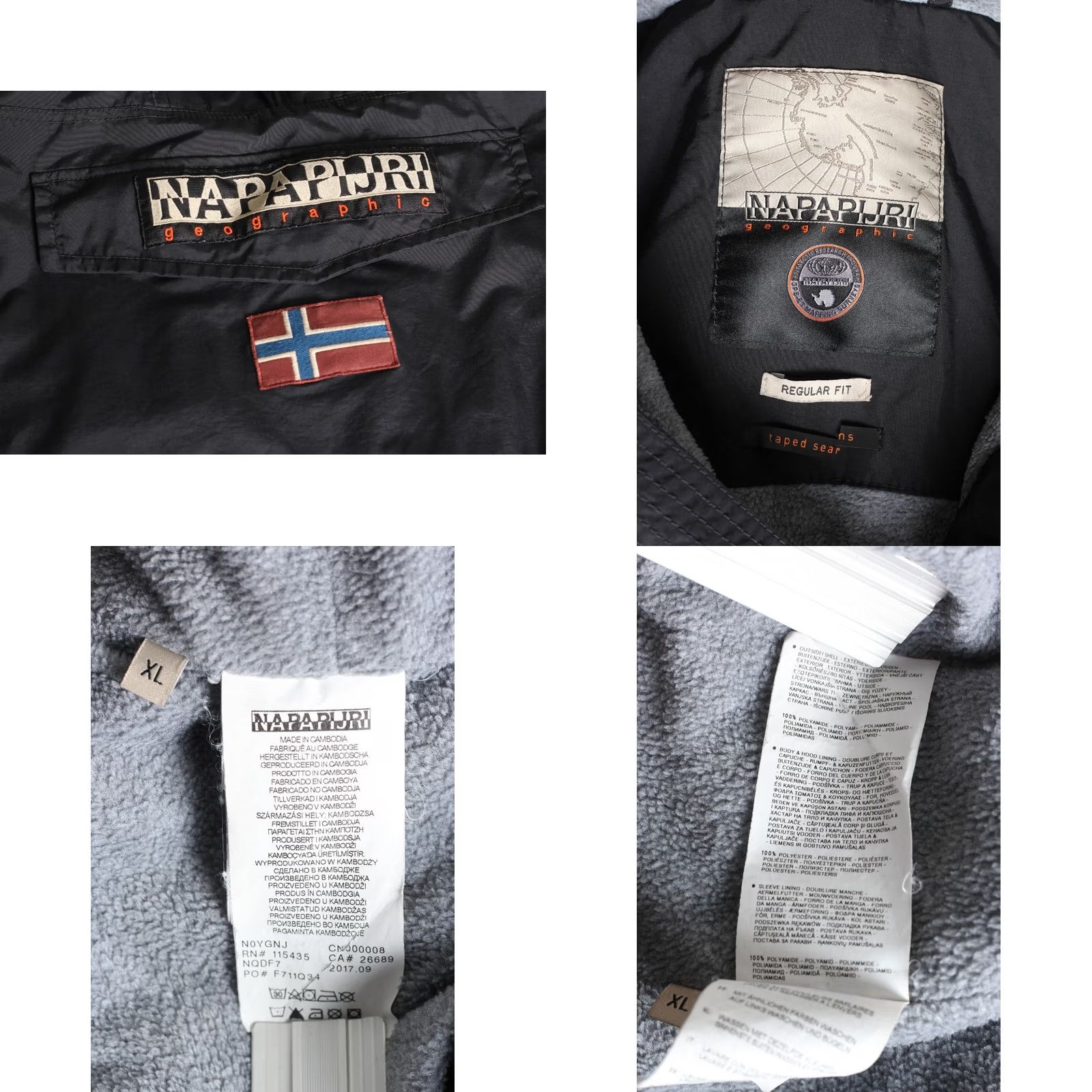 Napapijri NAPAPIJRI Winter Rainforest Hooded Anorak Jacket Men Size XL MJ6454 Size US XL / EU 56 / 4 - 8 Thumbnail