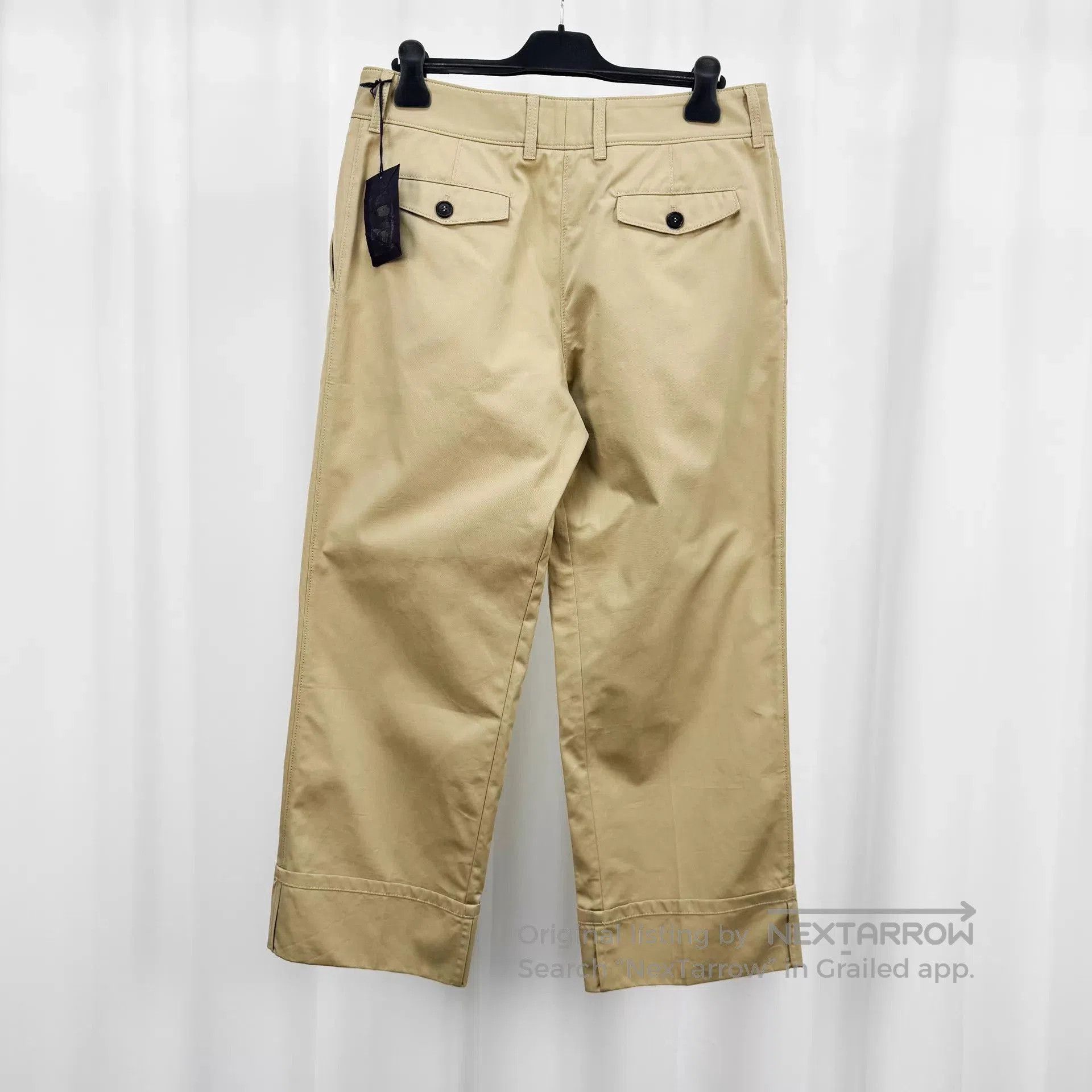 Prada Beige Cropped Pants Size 30. Size US 30 / EU 46 - 2 Thumbnail