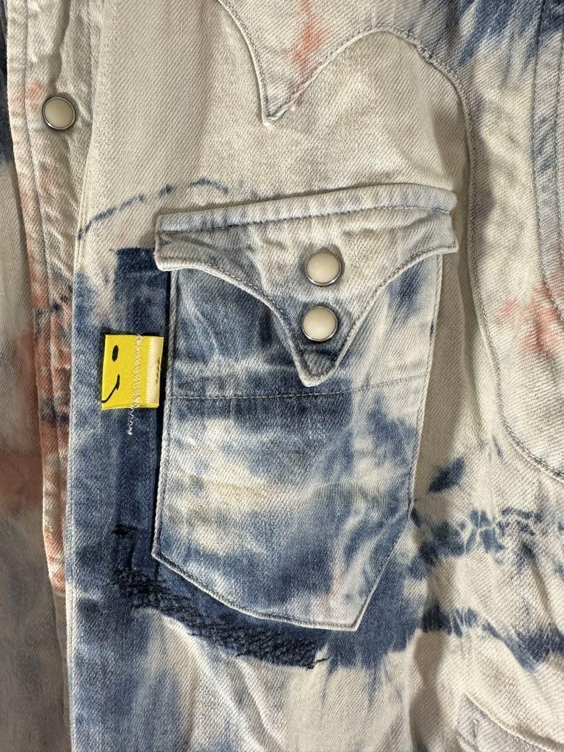 Kapital Tie-dye Western Denim Shirt Size US M / EU 48-50 / 2 - 6 Thumbnail