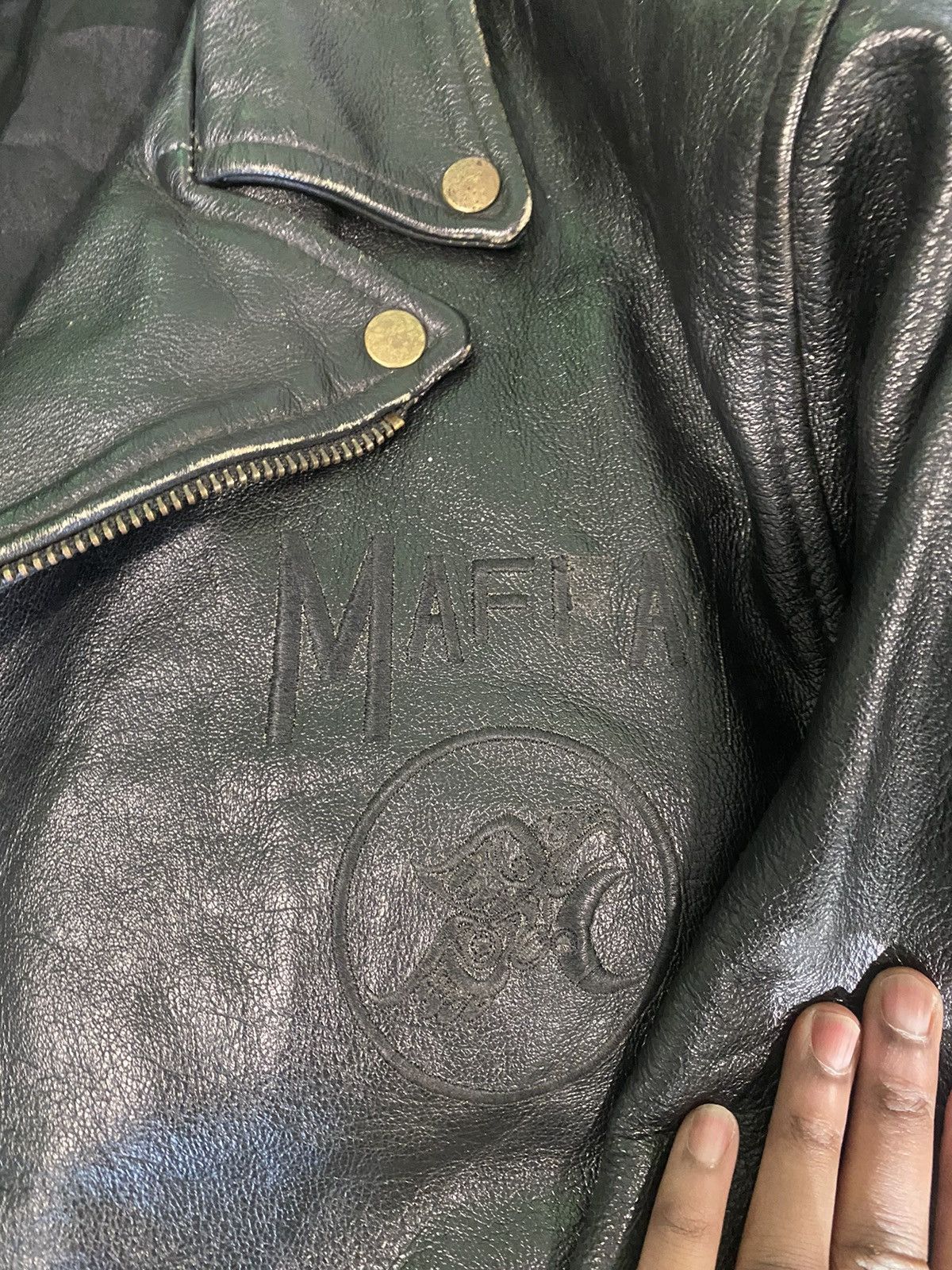 Vintage Maffay Leather Jacket Size US M / EU 48-50 / 2 - 8 Thumbnail