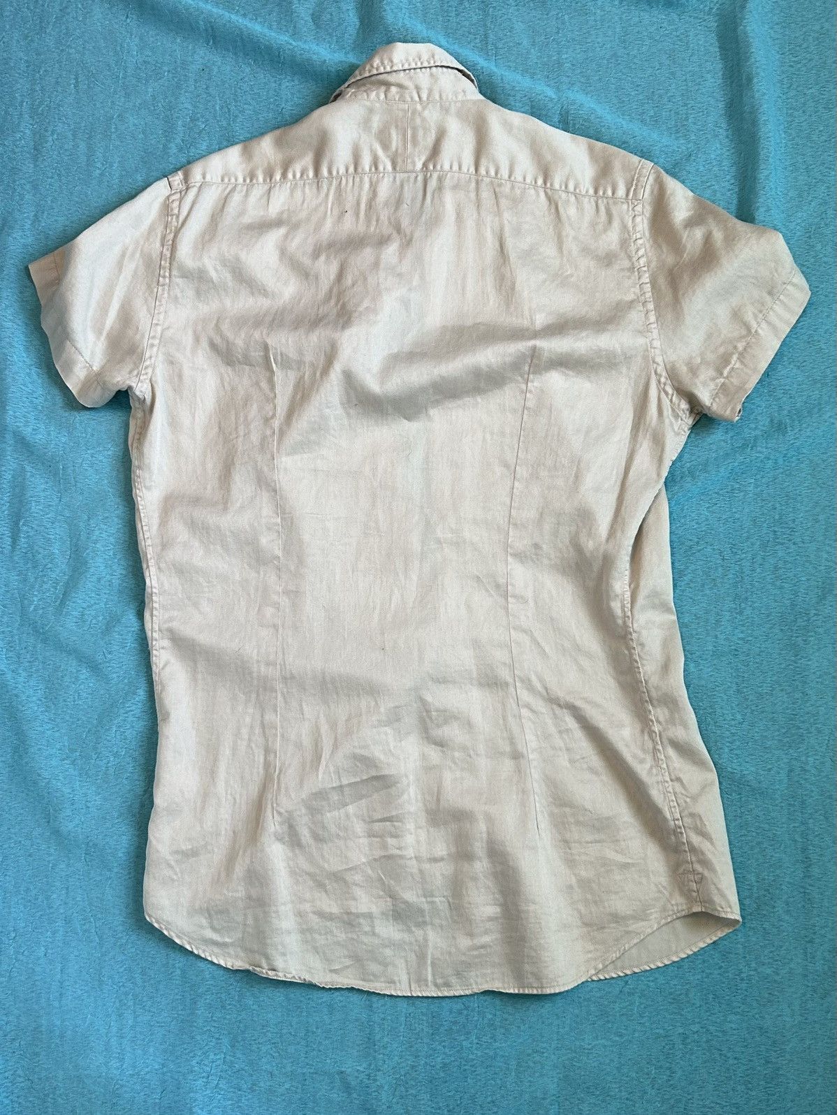Prada Prada Gold Tuxedo Style Button Up Size US M / EU 48-50 / 2 - 5 Thumbnail