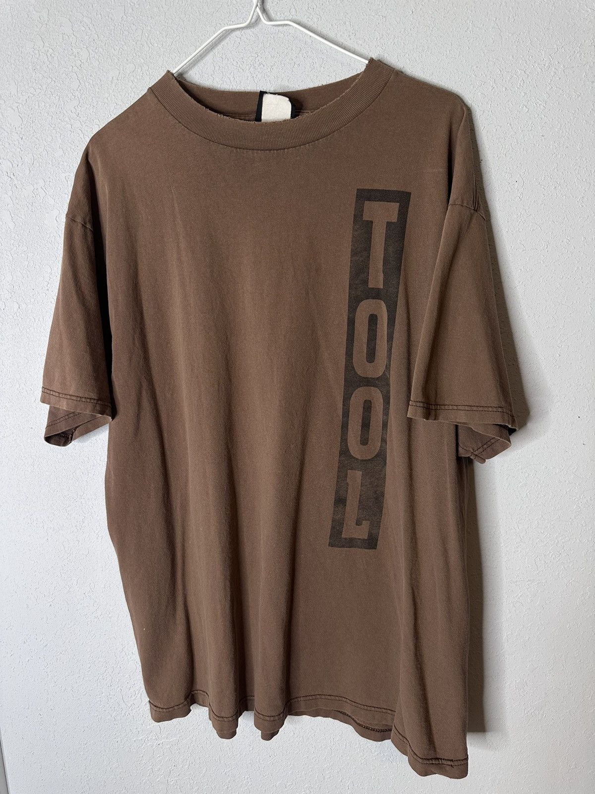 image of Band Tees x Vintage Tool Band Tshirt Brown Size XL 90's Rock in Black, Men's