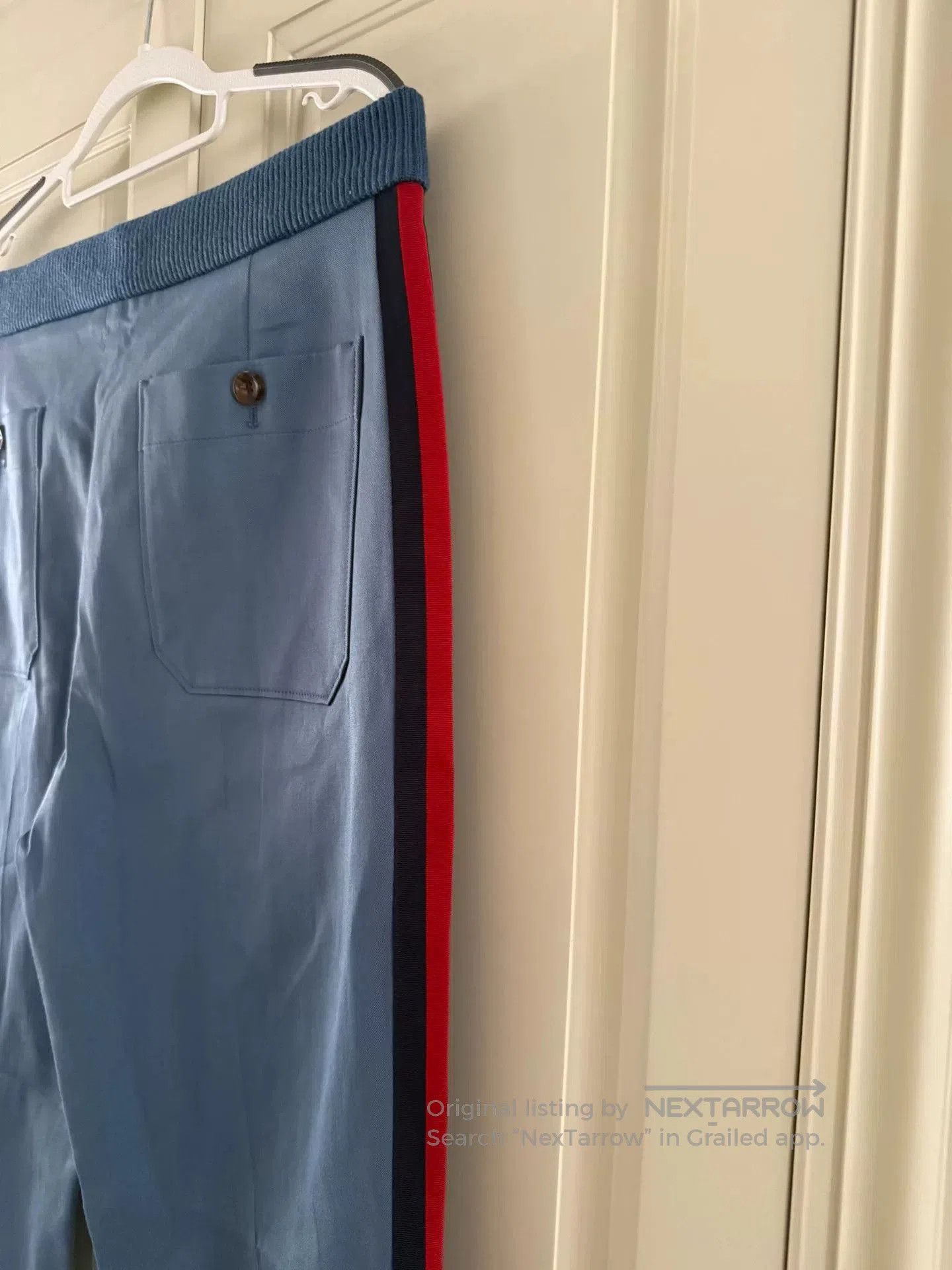 Gucci gucci red blue stripe long pants size 46. Size US 36 / EU 52 - 3 Thumbnail