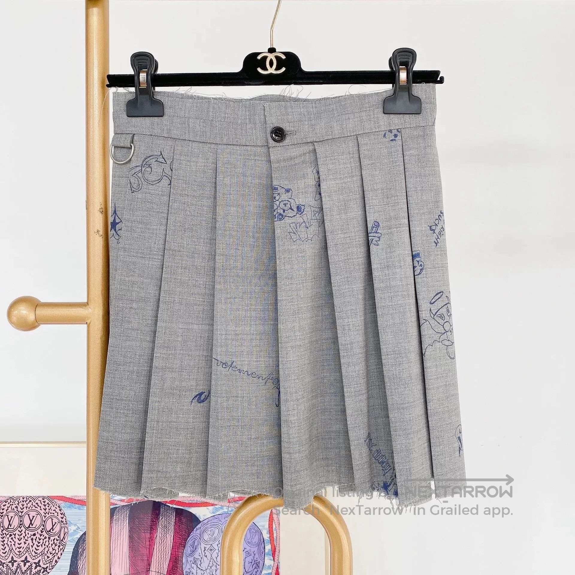 Vetements Vetements Gray Pleated Skirt S. Size US 26 / EU 42 - 3 Thumbnail