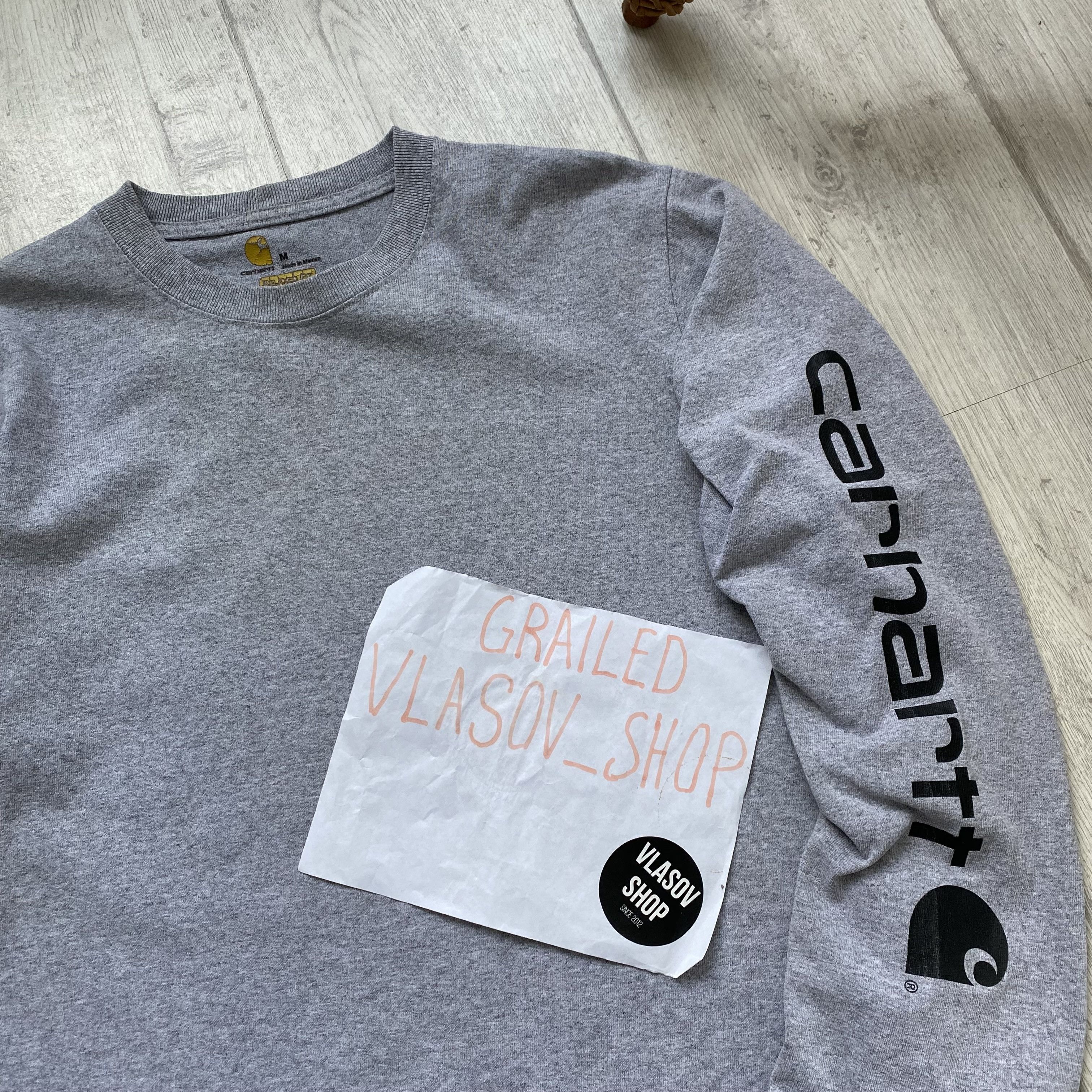 Carhartt 🔥 Carhartt WIP Grey Long Sleeve Graphic print Size US M / EU 48-50 / 2 - 6 Thumbnail