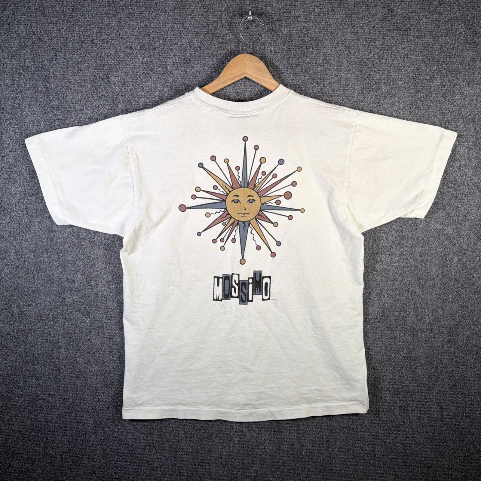Mossimo Vintage Mossimo Shirt Mens Medium White 90s Stussy Sun Size US M / EU 48-50 / 2 - 1 Thumbnail