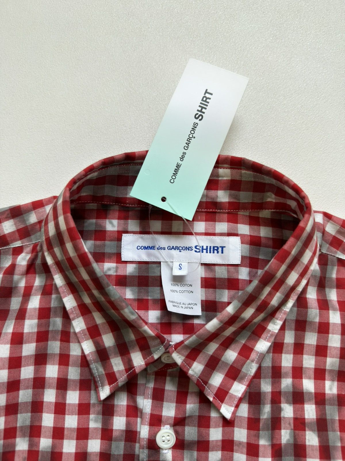 Comme des Garcons ‘Dirt Effect’ Gingham Check Shirt Size US M / EU 48-50 / 2 - 5 Thumbnail