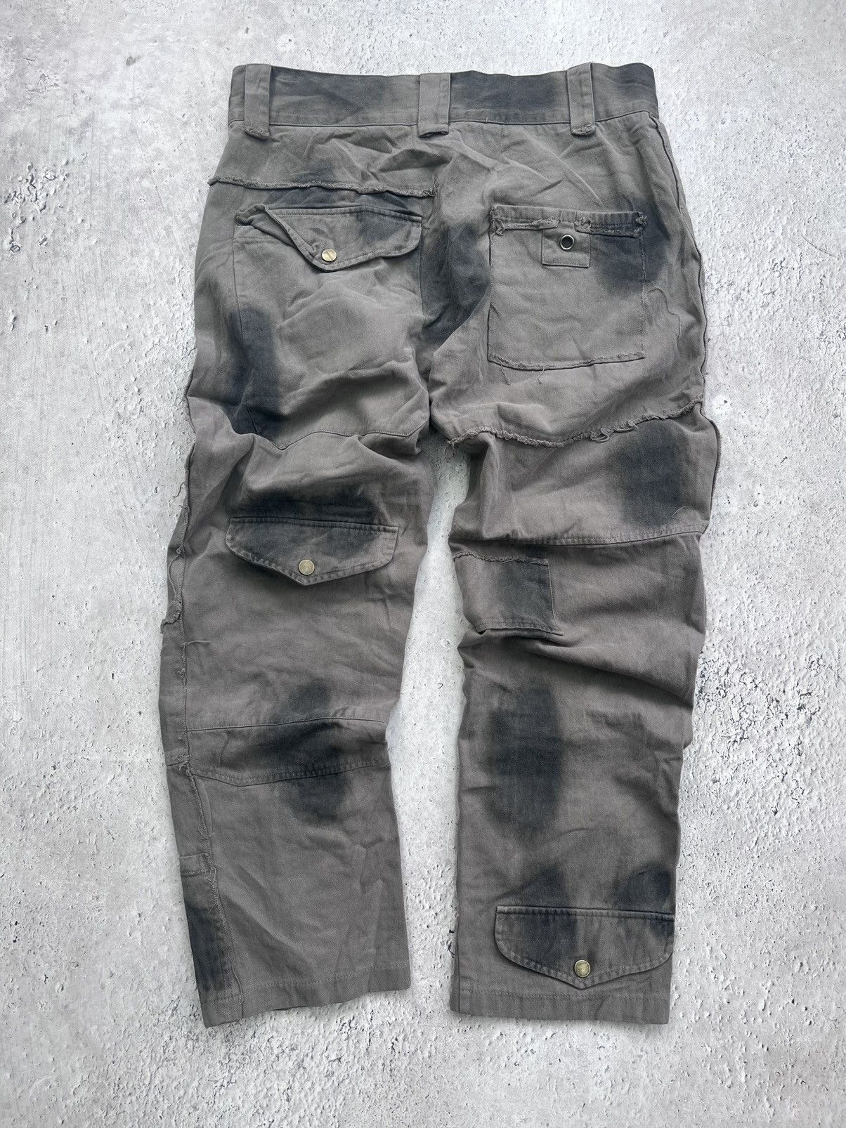 If Six Was Nine × Japanese Brand × Le Grande Bleu (L.G.B.) Y2k affliction graphic angel wing type jeans CARGO Size US 33 - 12 Thumbnail