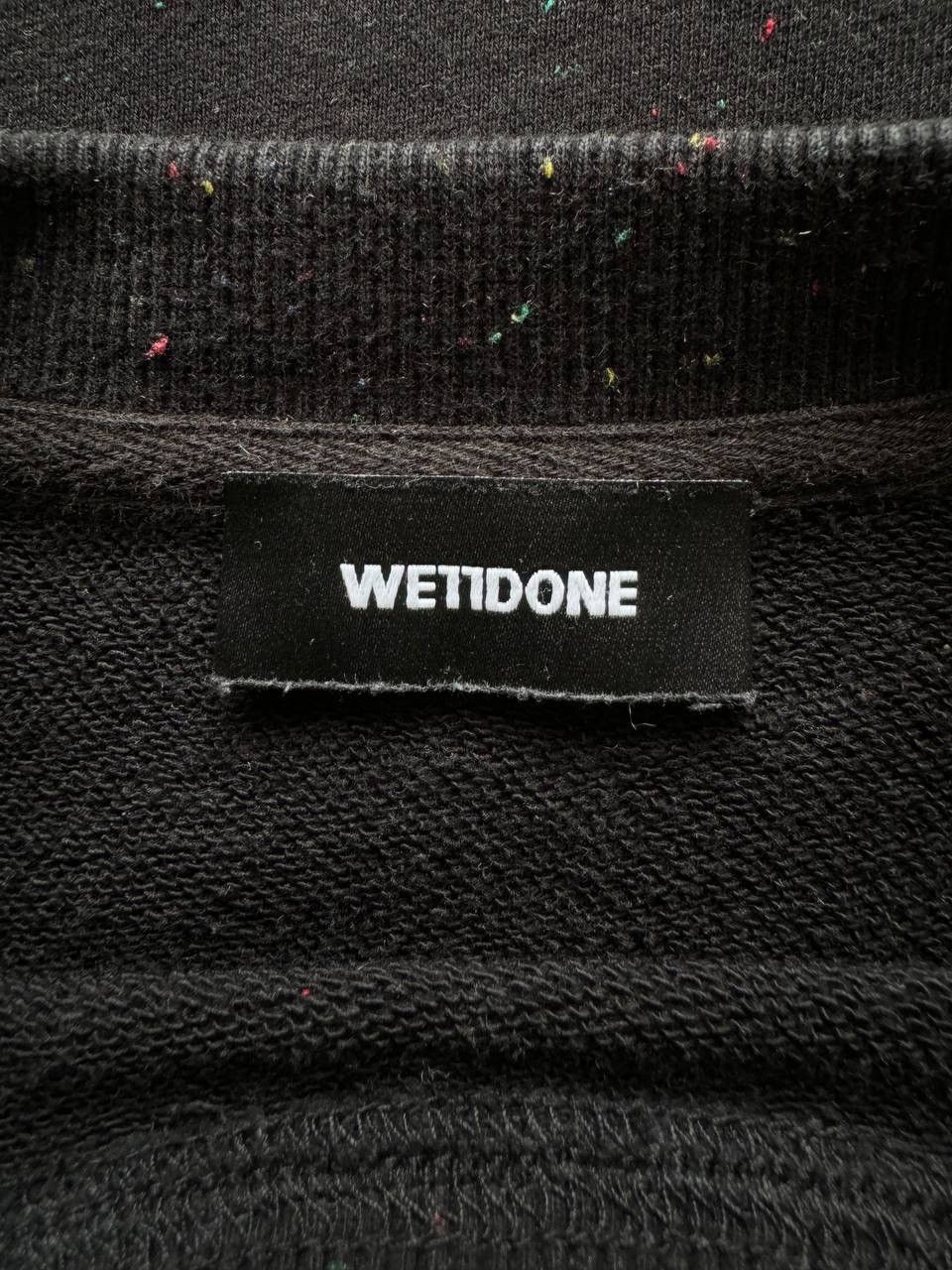 WE11DONE 🔥🔥 We11done Black Logo Print Long Sleeve T-Shirt Size US S / EU 44-46 / 1 - 6 Thumbnail