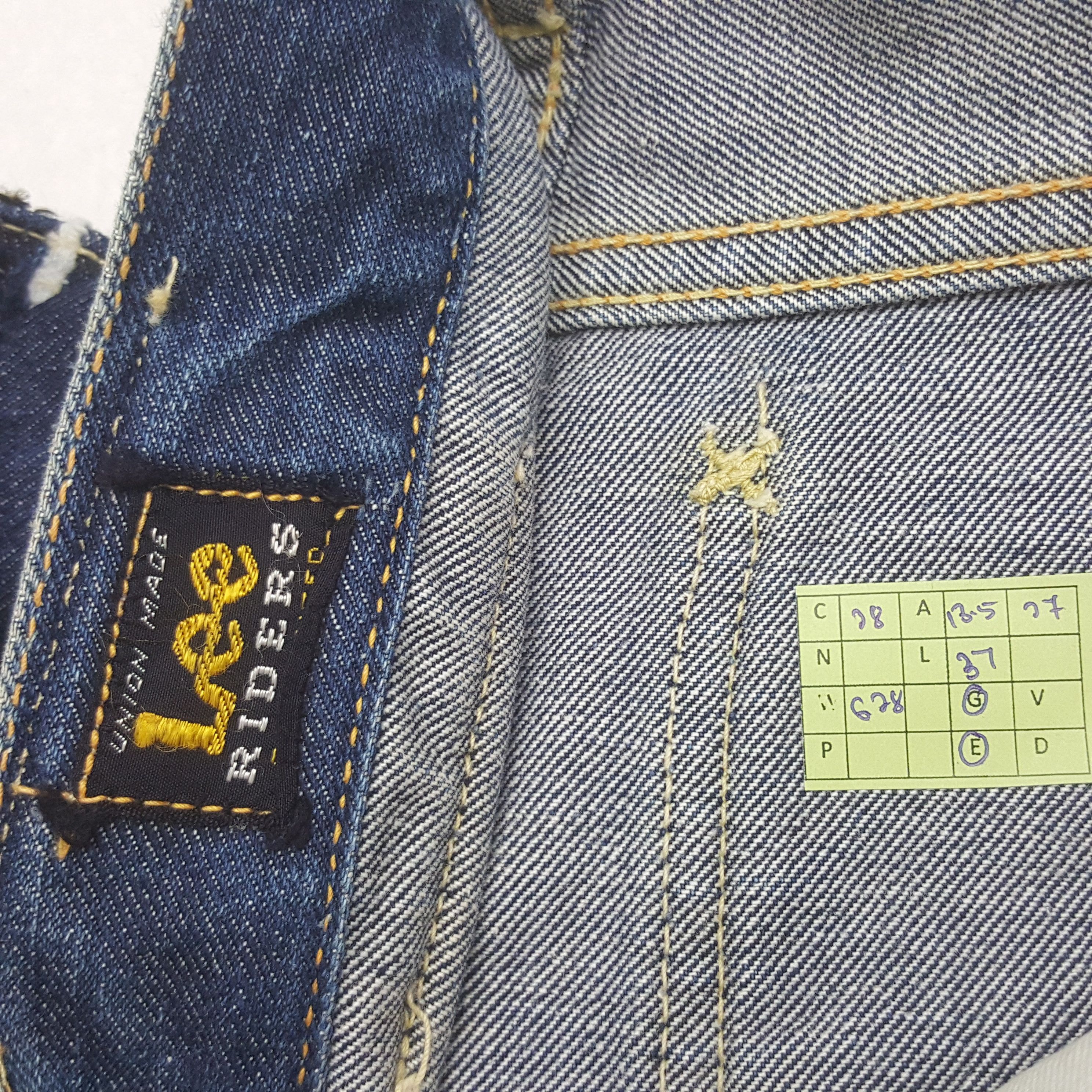 Lee Vintage Lee Selvedge Japanese Style Denim Jeans RR28 Size US 27 - 8 Thumbnail