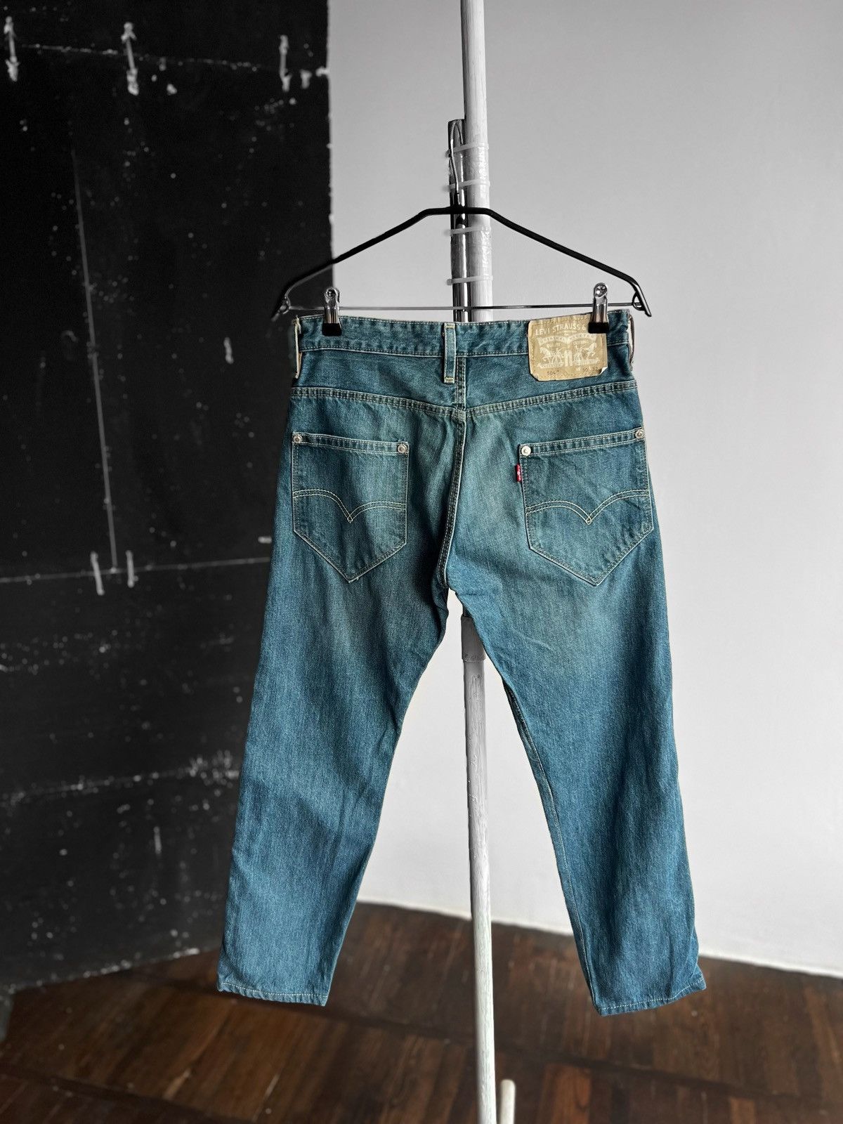Designer × Levi's Levis 504 Womens Blue Denim Jeans Pockets Logo Size 30" / US 8 / IT 44 - 1 Thumbnail