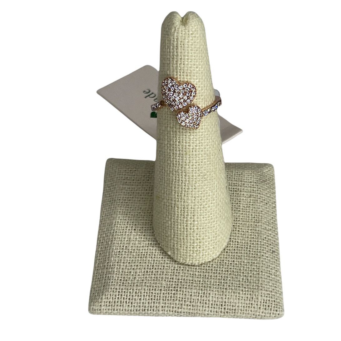 Kate Spade Kate Spade Rose Gold Two Hearts Two Hearts Beat As One Ring Size ONE SIZE - 1 Thumbnail