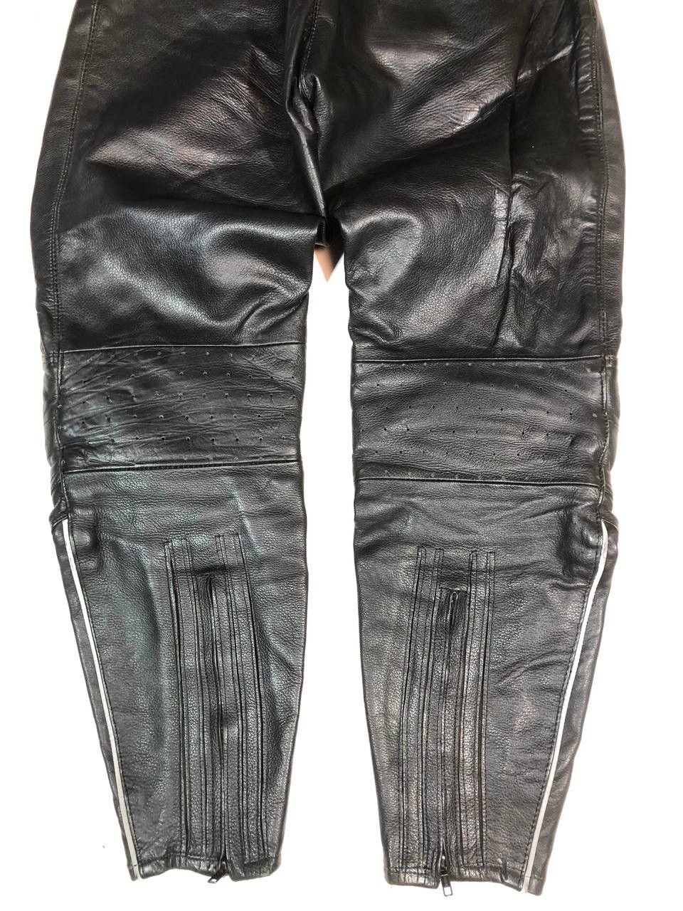 Vintage Racing Moto Biker Leather Pants Vintage Size US 30 / EU 46 - 7 Thumbnail
