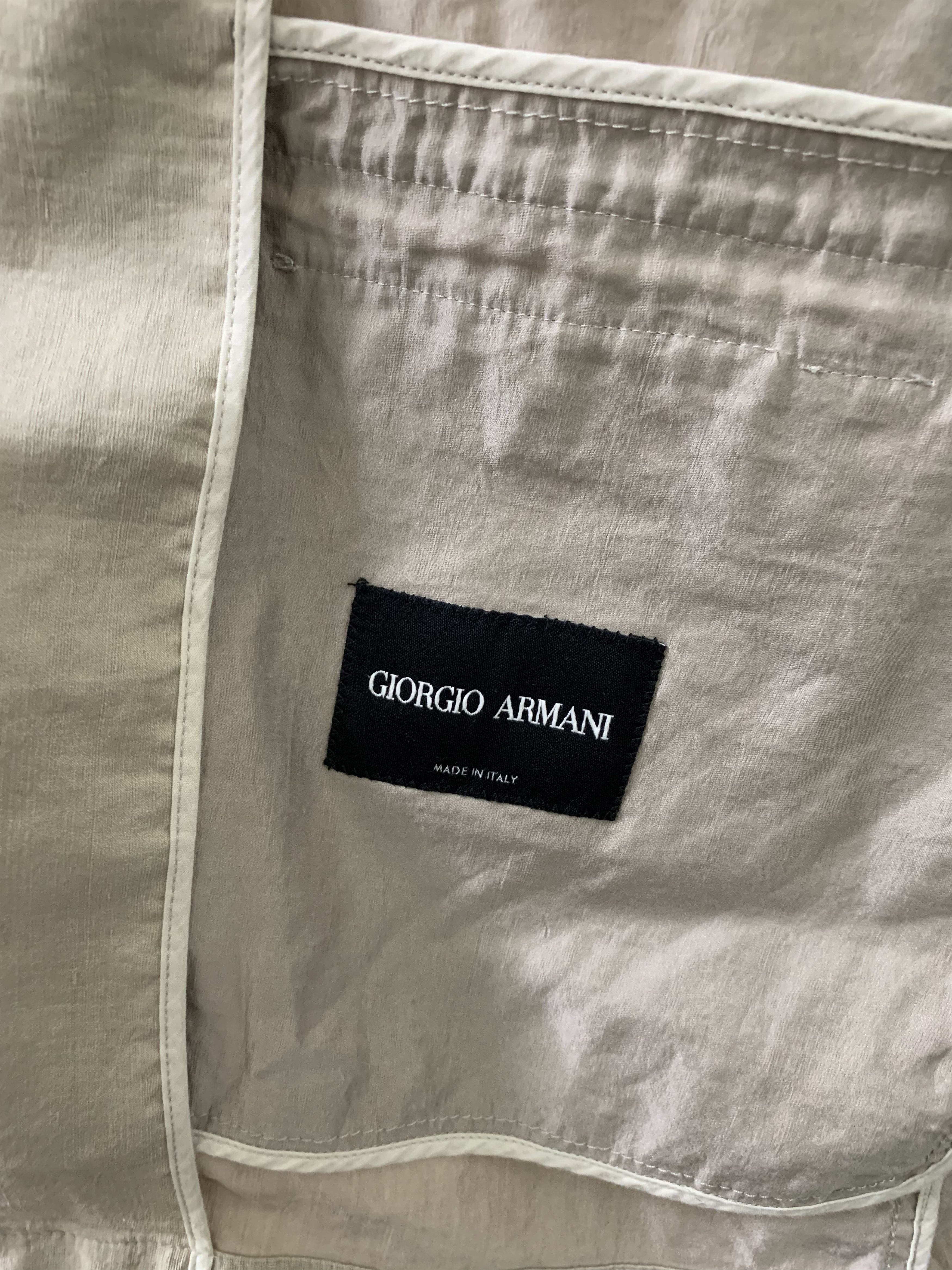 Giorgio Armani 🪡Vintage Giogio ARMANI Double Zip Jacket✨ Size US M / EU 48-50 / 2 - 17 Thumbnail