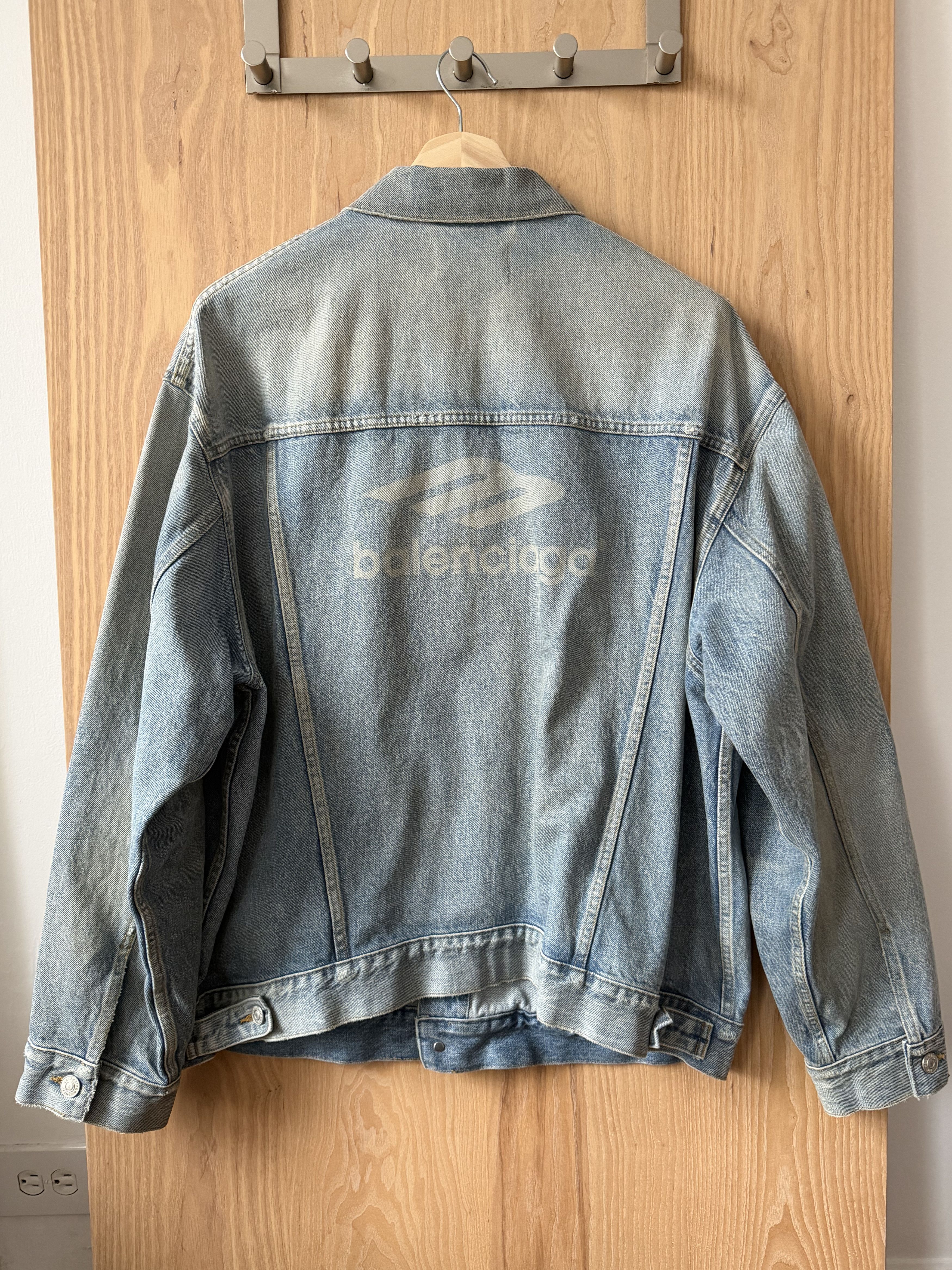 Balenciaga 3b denim jacket - balenciaga Size US L / EU 52-54 / 3 - 2 Thumbnail