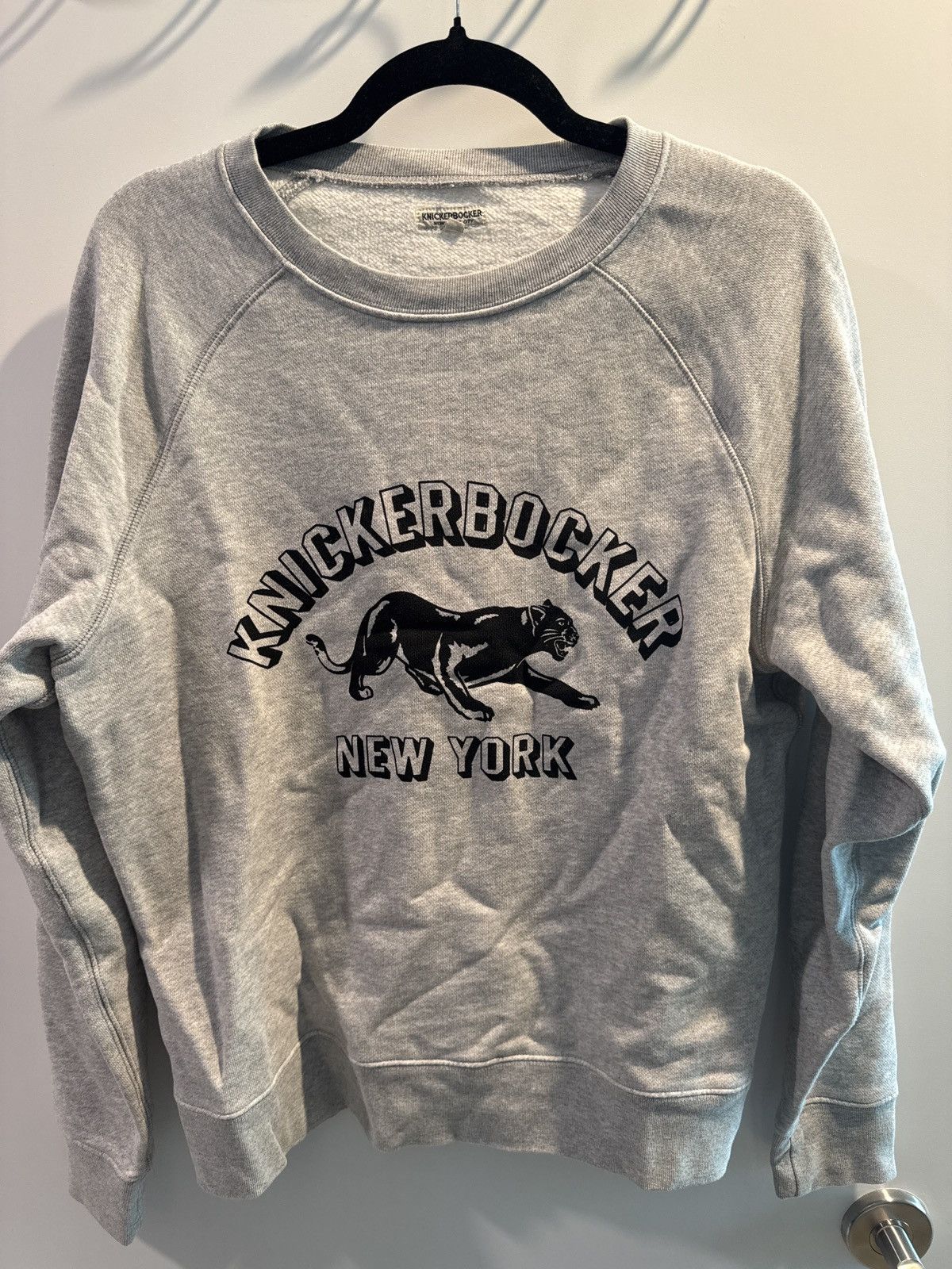 Knickerbocker Mfg Co Knickerbocker NYC Panther Crewneck Sweatshirt, Heather Grey Size US S / EU 44-46 / 1 - 1 Thumbnail