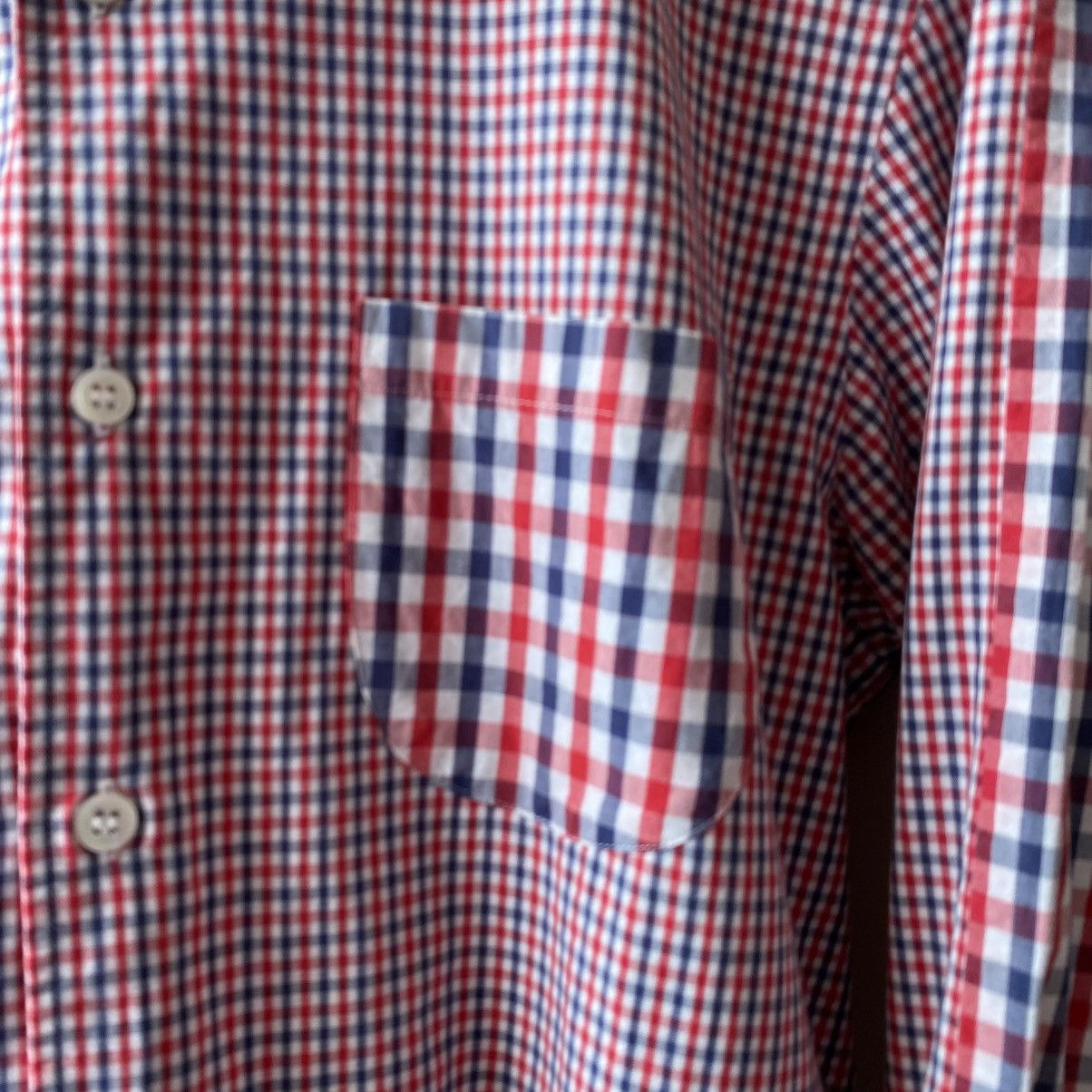 Frapbois FRAPBOIS Red Blue Gingham Check Shirt Size XS / US 0-2 / IT 36-38 - 7 Thumbnail