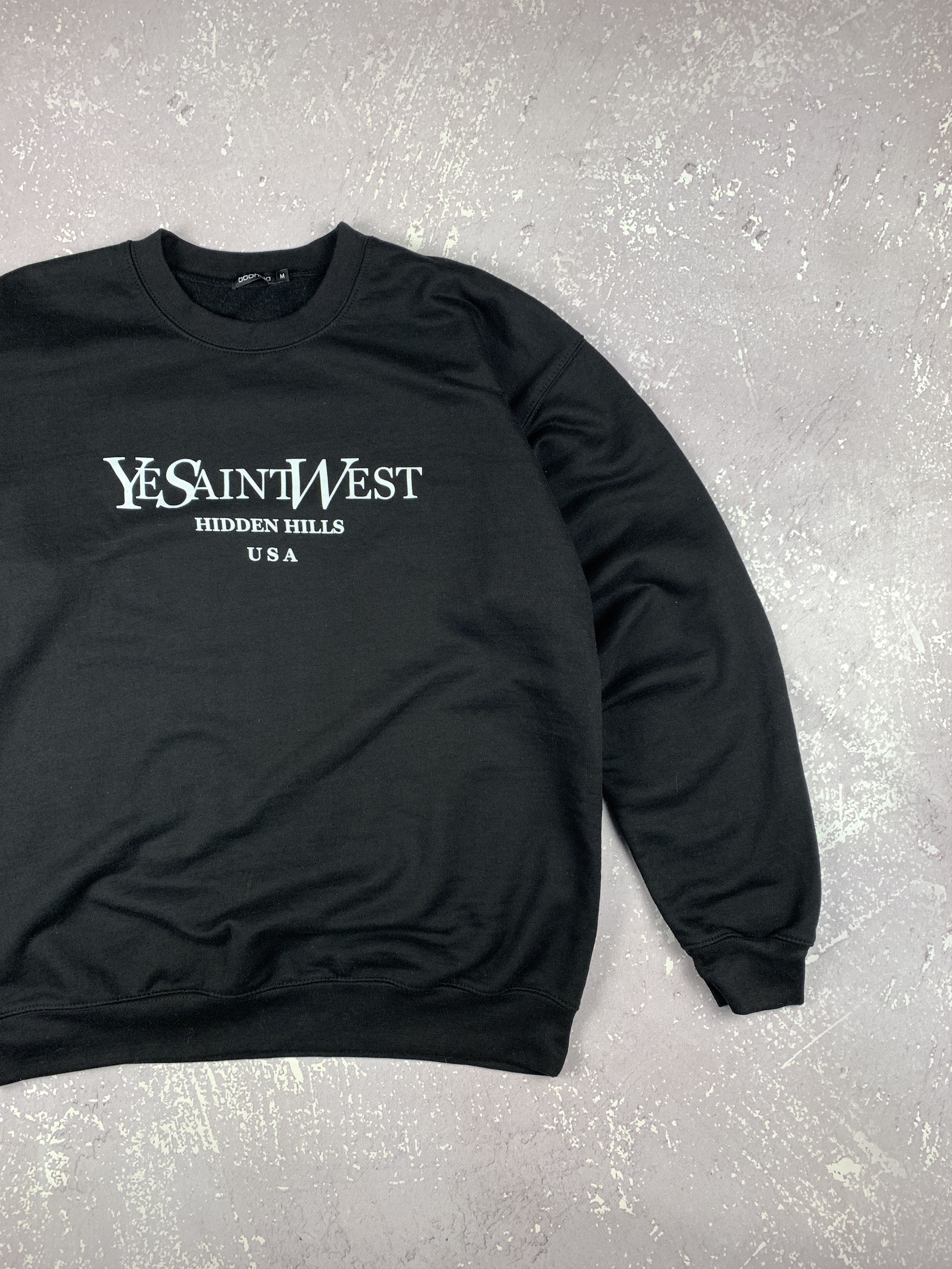 Kanye West Kanye Ye Saint West Hidden Hills USA Black Sweatshirt M-L Size US M / EU 48-50 / 2 - 2 Thumbnail