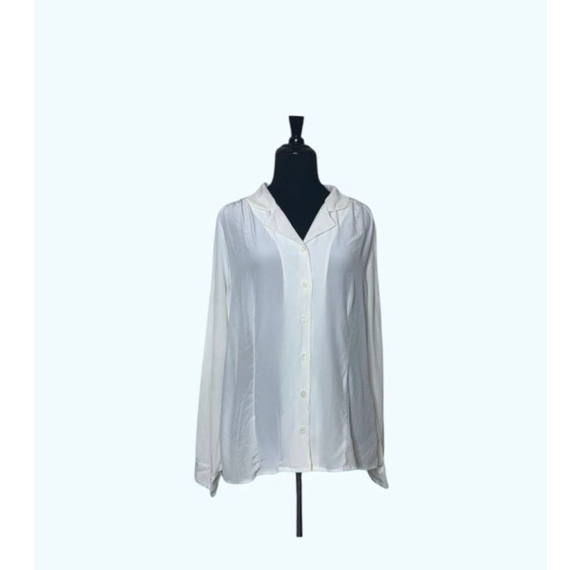Pendleton Pendleton cream silk long sleeves button shirt size 14 Size XL / US 12-14 / IT 48-50 - 15 Thumbnail