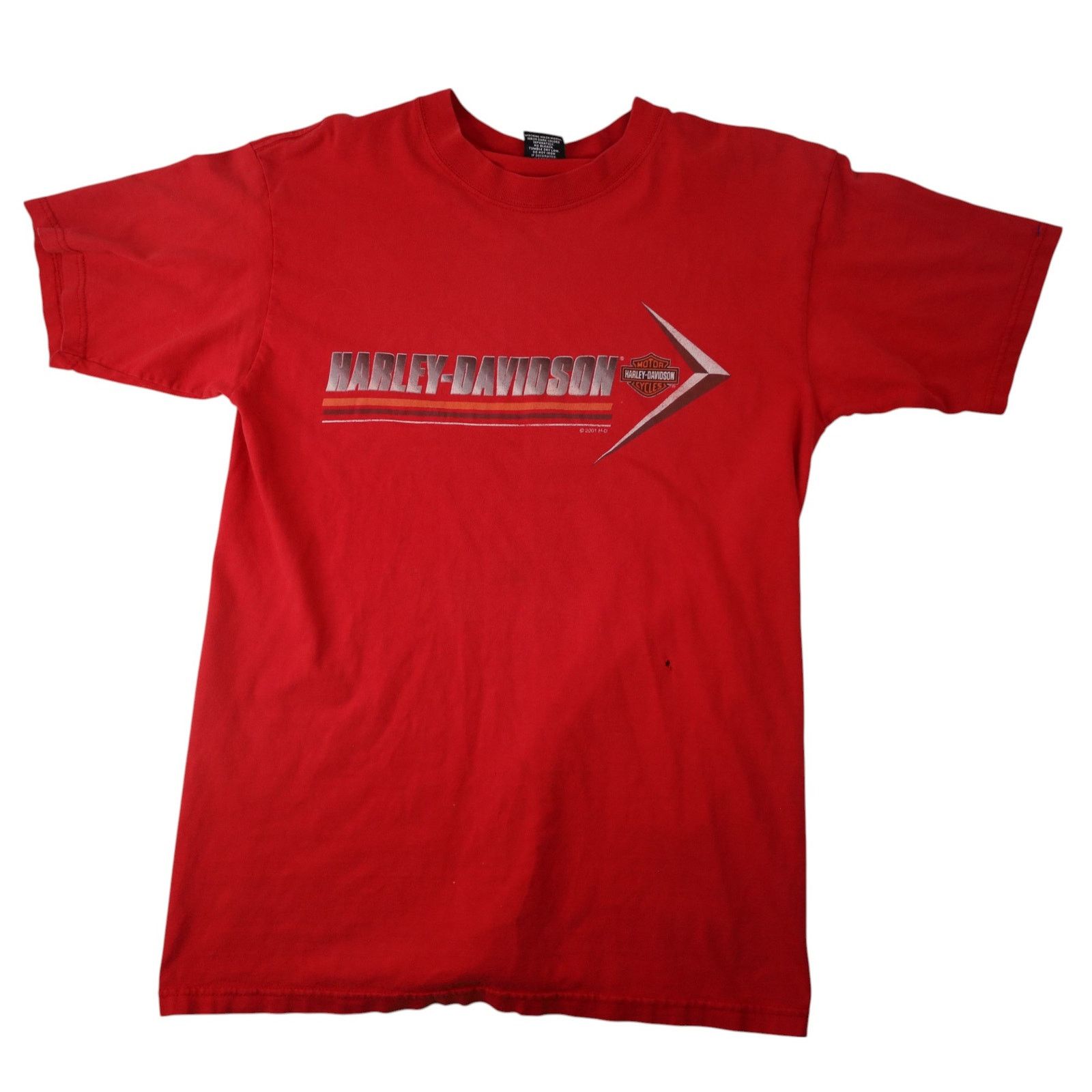 Harley Davidson × Vintage Vintage Harley Davidson Spellout Graphic T Shirt Size US M / EU 48-50 / 2 - 1 Thumbnail