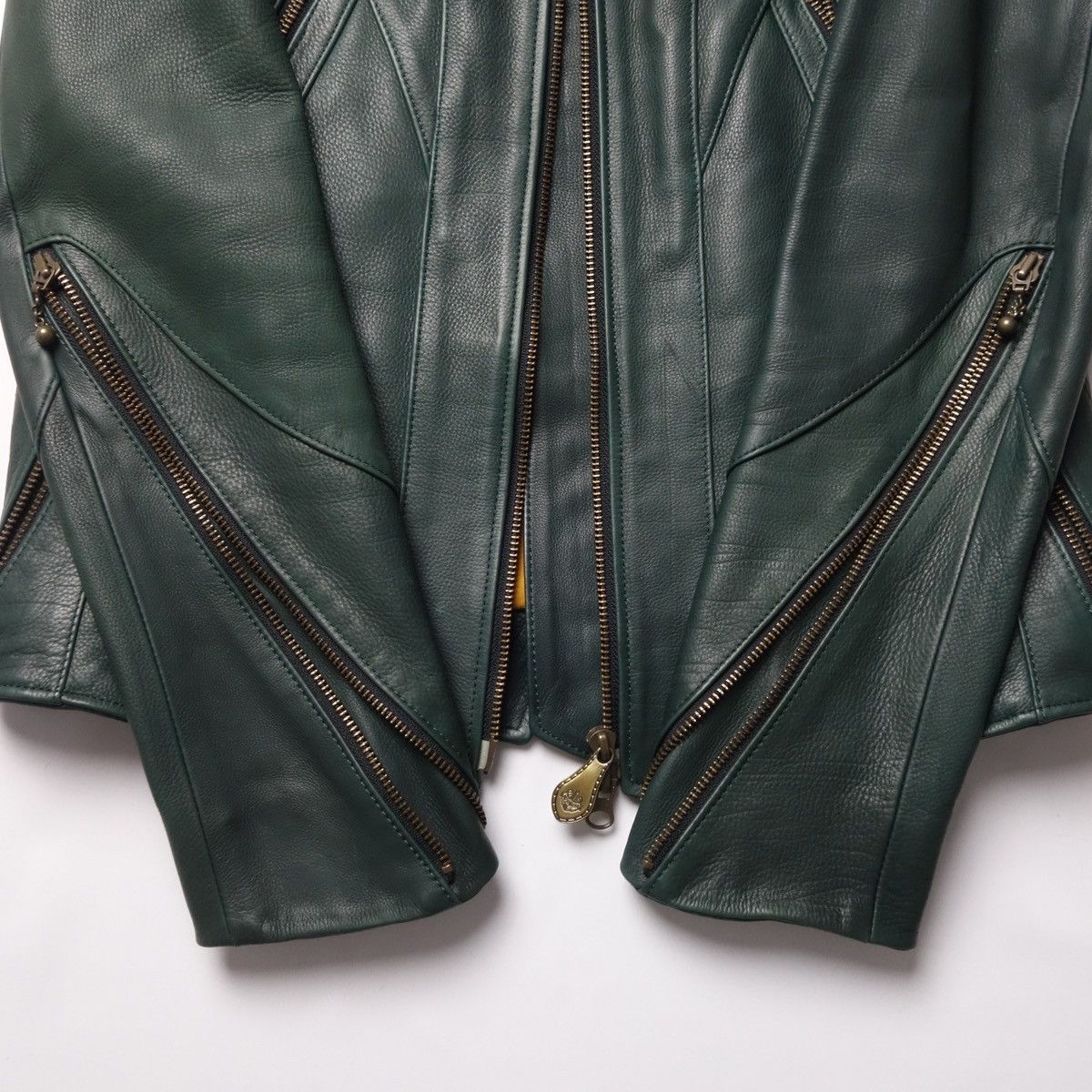 Obelisk 2000’s “Obelisk” Cow Leather Jacket Size US S / EU 44-46 / 1 - 8 Thumbnail