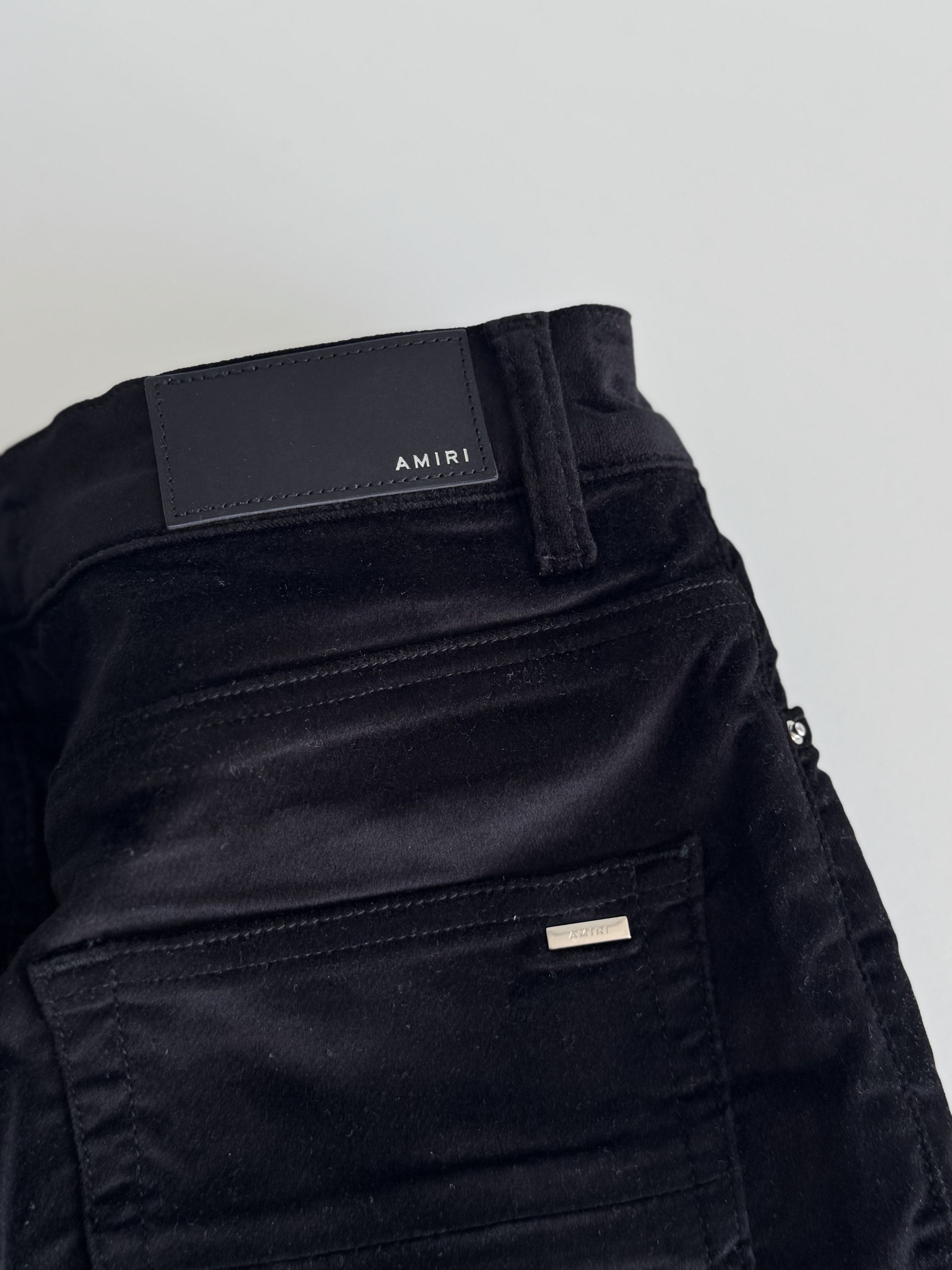 Amiri AMIRI VELOUR SKINNY STACK | SIZE 31 Size US 31 - 8 Thumbnail
