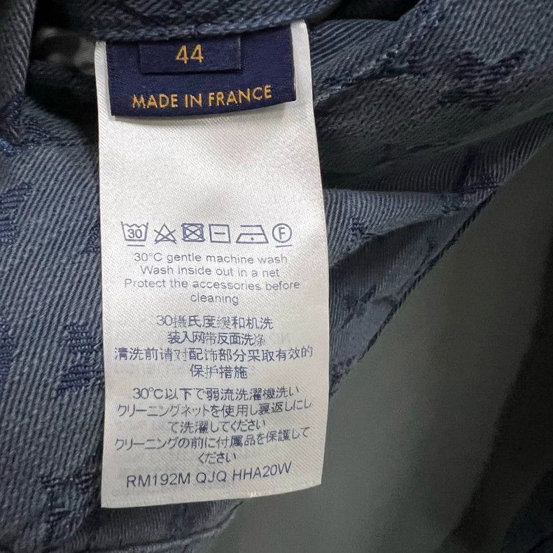 Louis Vuitton Louis Vuitton Navy blue presbyopic denim jacket 2503-Nextar Size US S / EU 44-46 / 1 - 4 Thumbnail