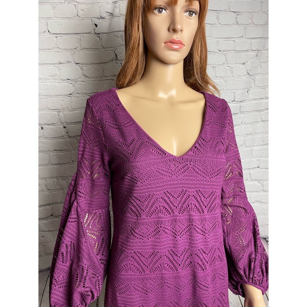 Anthropologie NWT New Anthropologie Maeve Laila Lace Purple Dress Size XS Size XS / US 0-2 / IT 36-38 - 3 Thumbnail