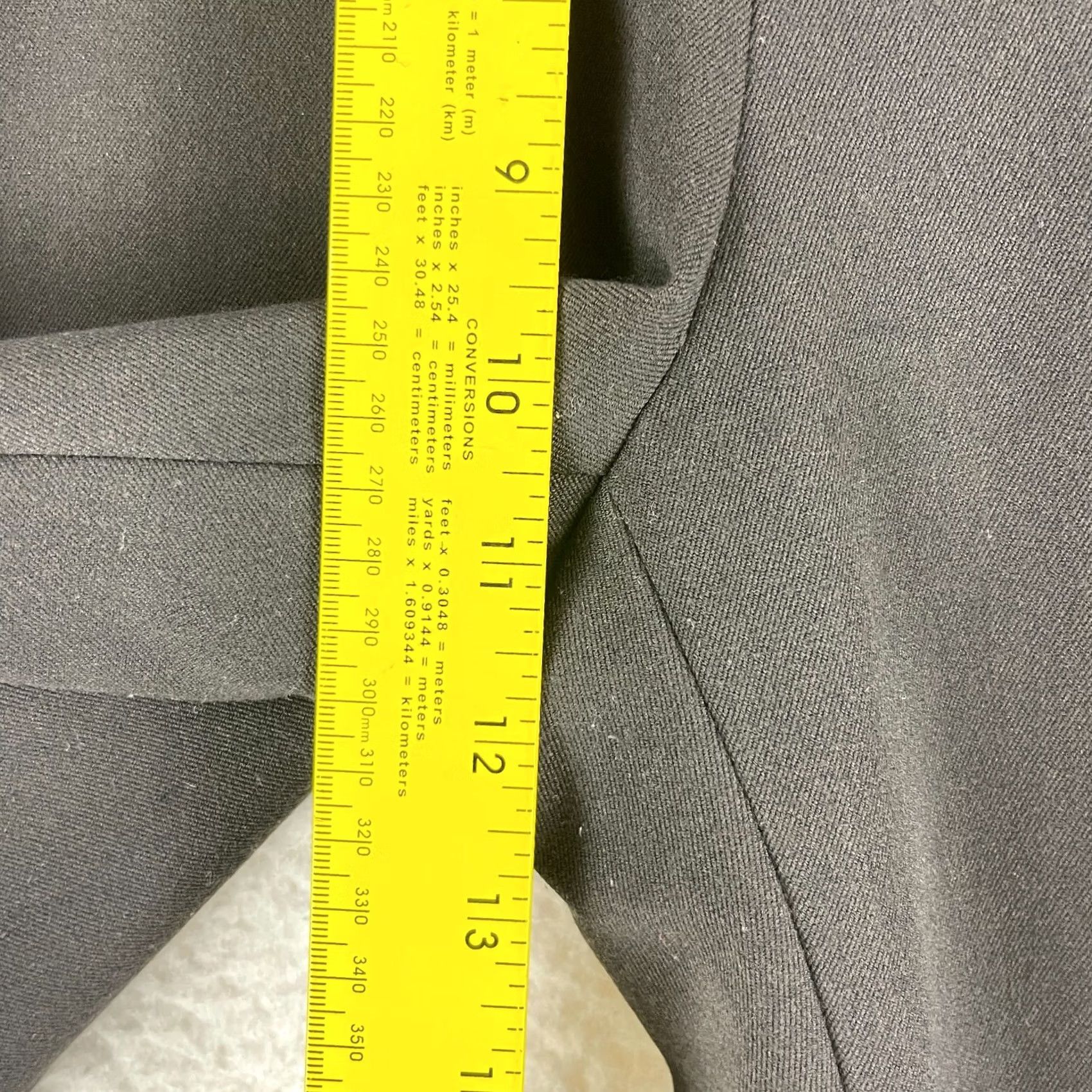 Saks Fifth Avenue Saks Fifth Avenue Black Dress Pants Womens Size 6 Straight Leg High-Rise Mid-Rise Pleated Pants Black XS? Size 28" / US 6 / IT 42 - 5 Thumbnail