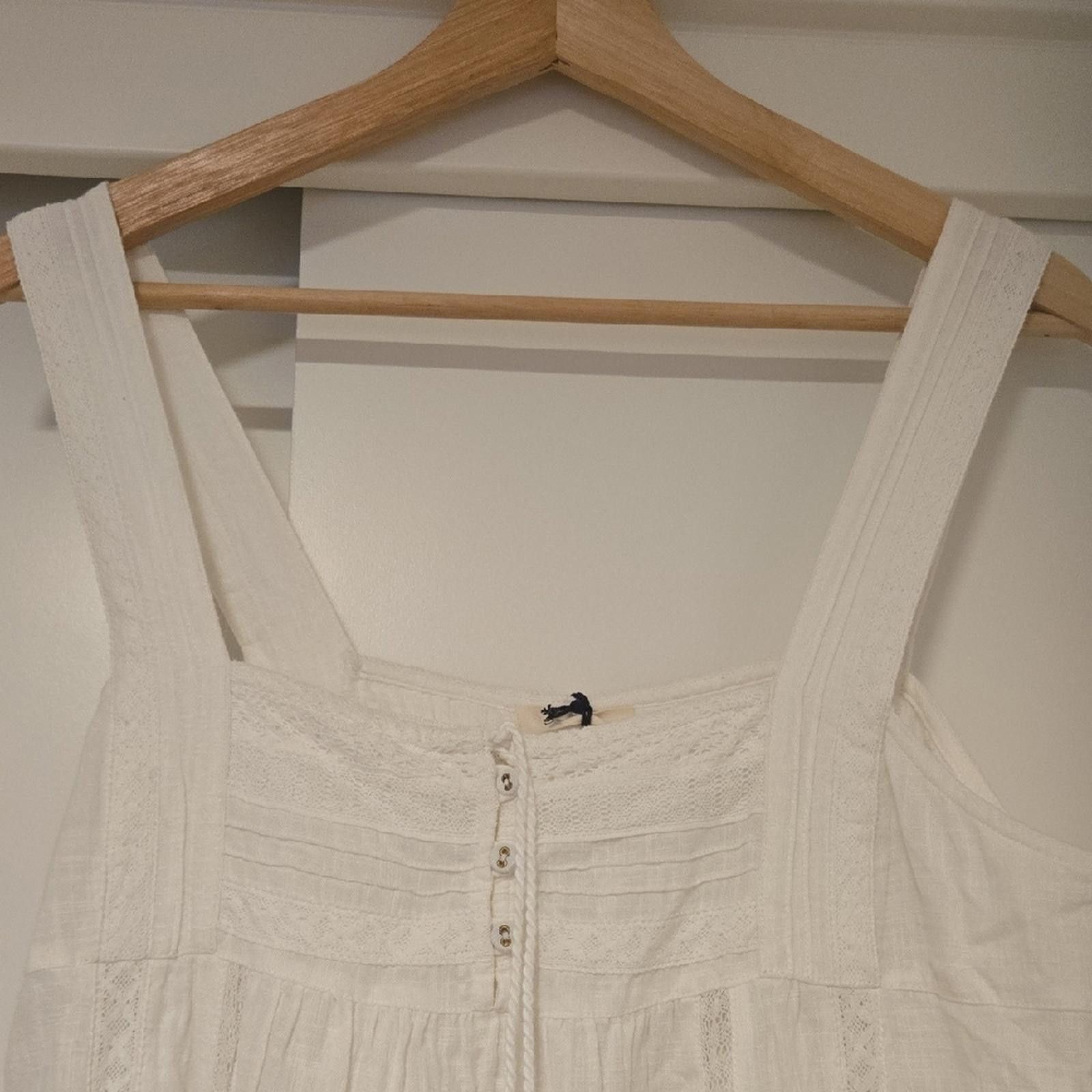 Stella McCartney NWT Spell Stevie Lace Midicin Camellia White Midi Dress Size S / US 4 / IT 40 - 4 Thumbnail