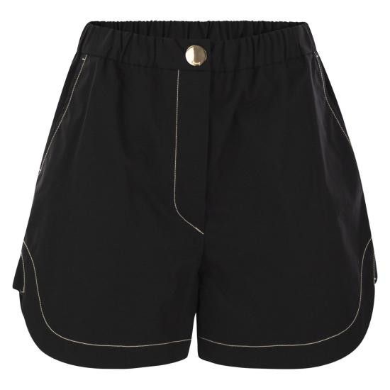 Sportmax SPORTMAX Women Shorts & Burmudas 2512141052600 BLACK Size 30" / US 8 / IT 44 - 1 Thumbnail