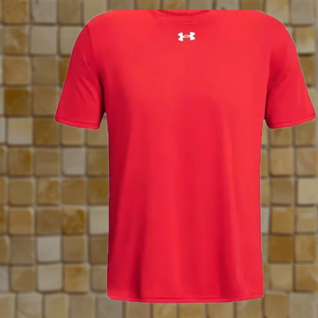 Under Armour NEW MENS UNDER ARMOUR RED SHORT SLEEVE SHIRT LOOSE HEATGEAR SIZE 3XL Size US XXL / EU 58 / 5 - 1 Preview