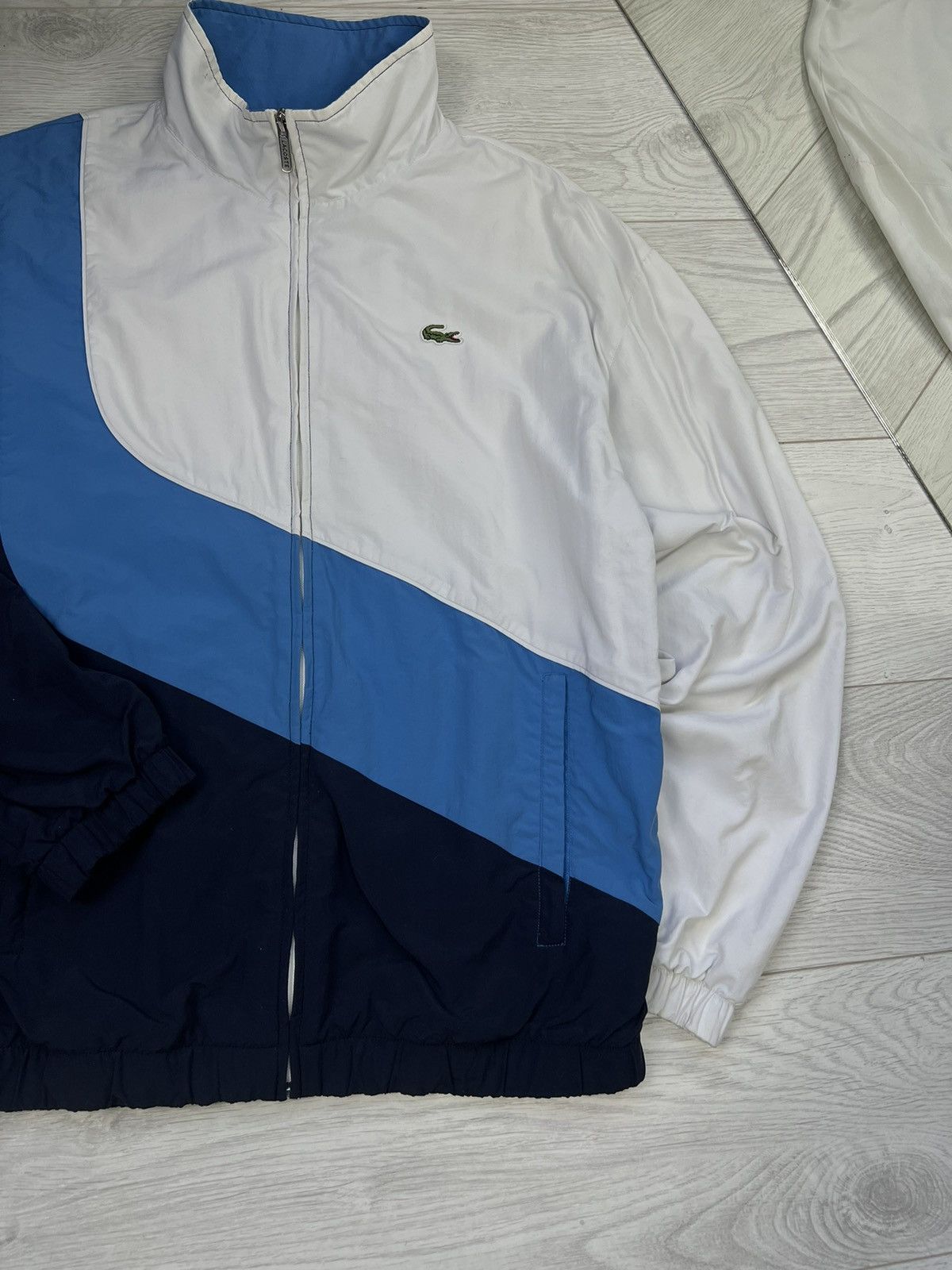 Lacoste × Vintage Mens Vintage Lacoste Track Jacket Olympic crazy y2k rare Size US M / EU 48-50 / 2 - 5 Thumbnail
