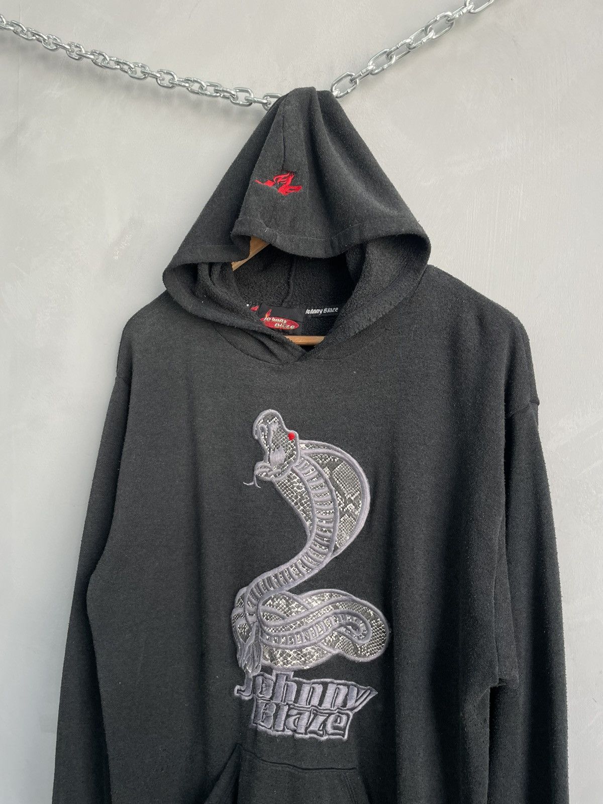 Wu-Tang Clan Rare snake Johny Blaze rap skater hoodie y2k Size US M / EU 48-50 / 2 - 2 Thumbnail