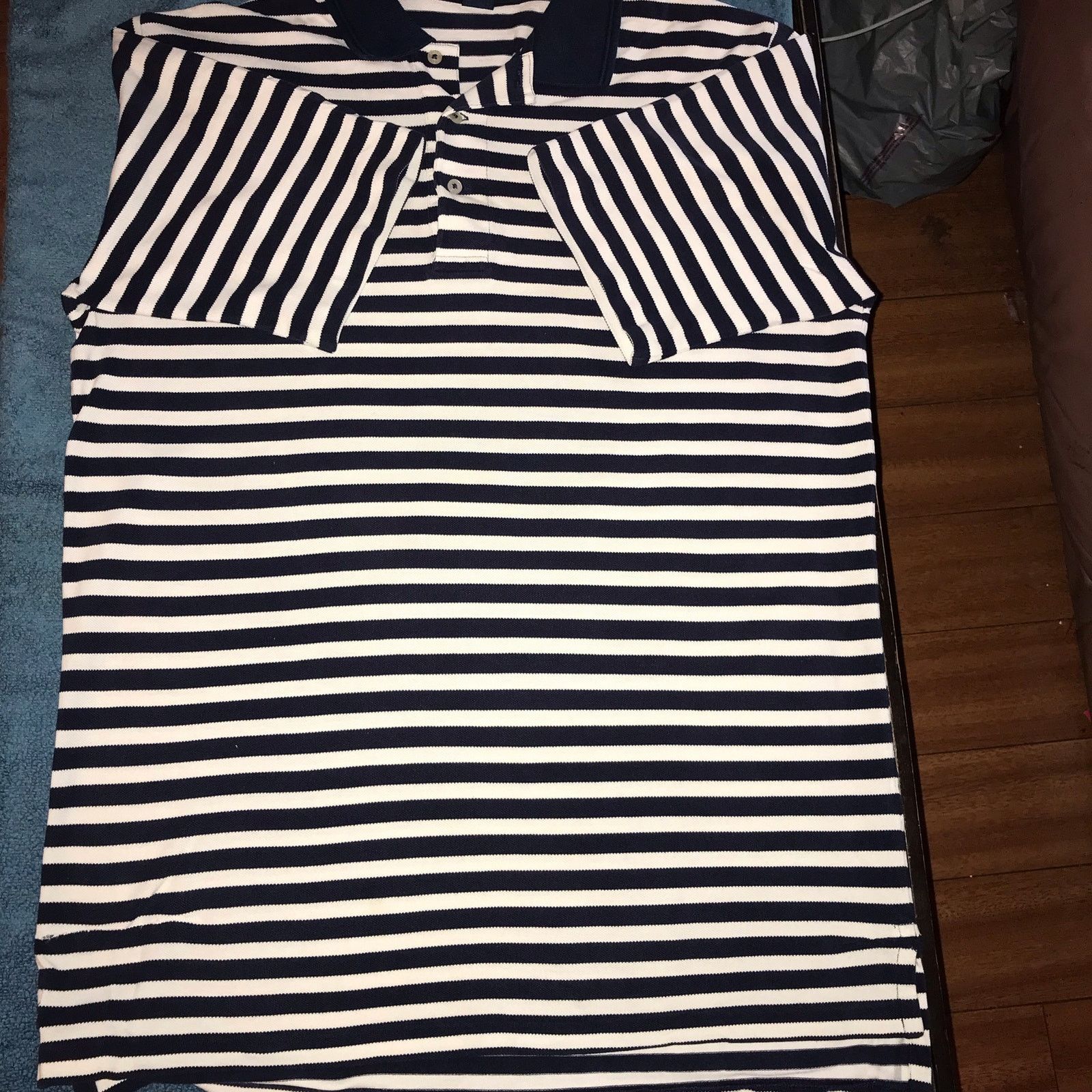 Ralph Lauren RALPH LAUREN GOLF Polo Shirt Men’s Large Blue and white Size US L / EU 52-54 / 3 - 4 Thumbnail