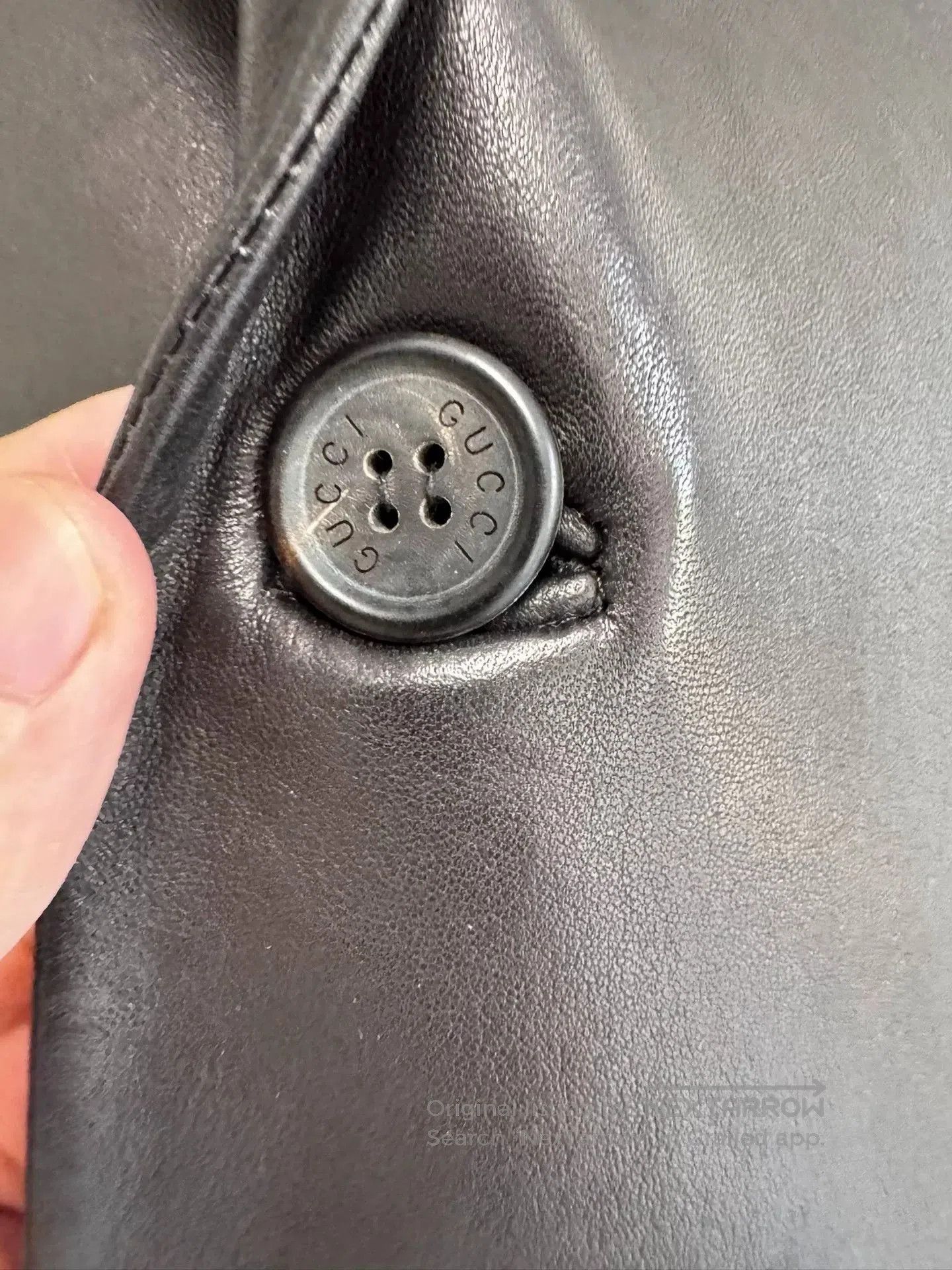 Tom Ford Gucci Leather Blazer (Tom Ford Era). Size US S / EU 44-46 / 1 - 5 Thumbnail