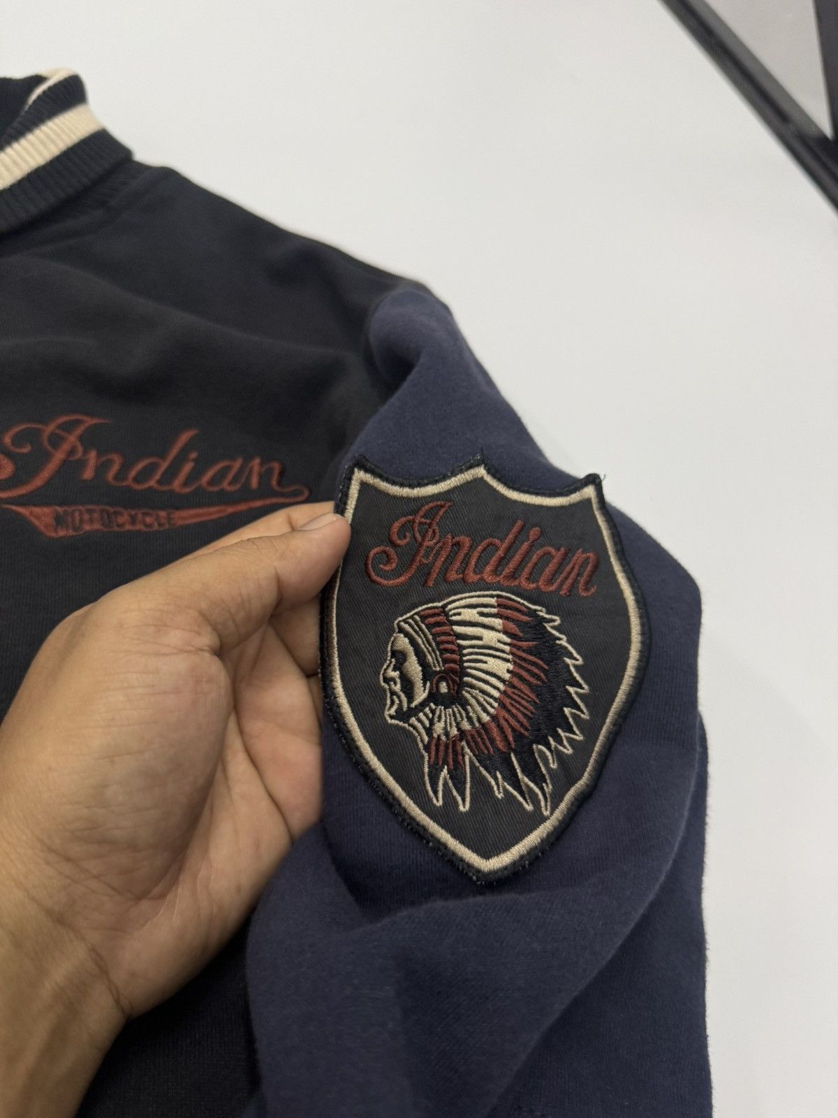 Indian Motorcycle 🔥 Indian Motorcycles Road Master Sweat Varsity Jacket - XL Size US L / EU 52-54 / 3 - 8 Thumbnail