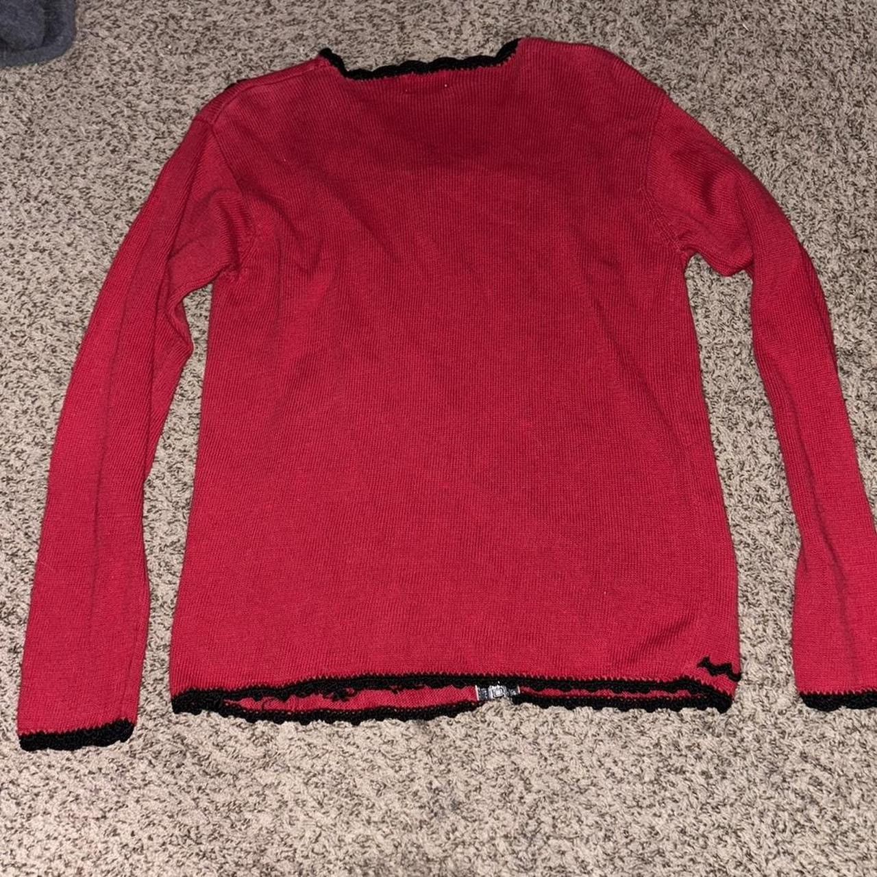 Other 90s Vintage floral beaded and embroidered zip up sweater Size S / US 4 / IT 40 - 6 Thumbnail