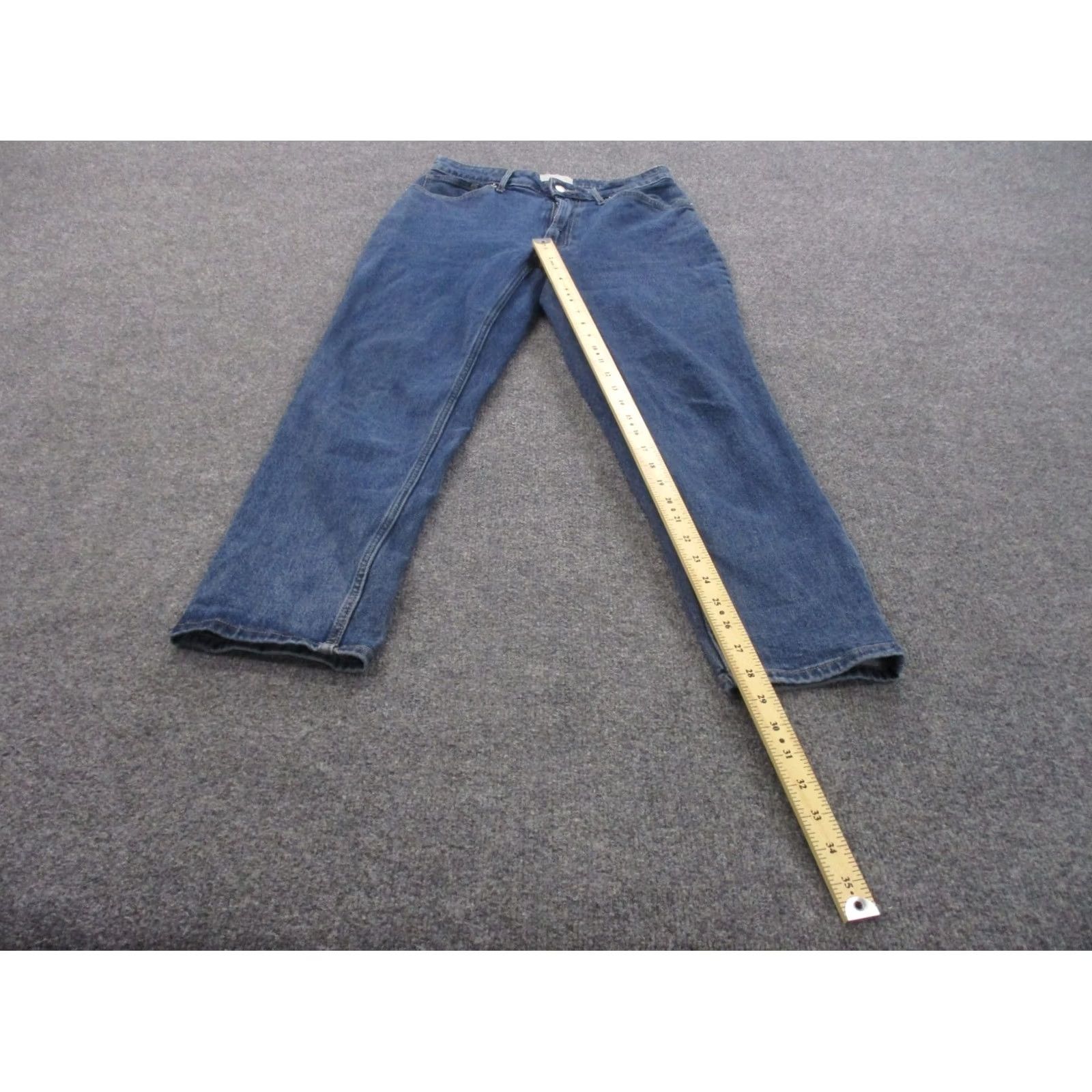 Everlane Everlane Jeans Womens 30 Blue Denim Curvy Cheeky Country Classic Casual Stretch Size 30" / US 8 / IT 44 - 3 Thumbnail