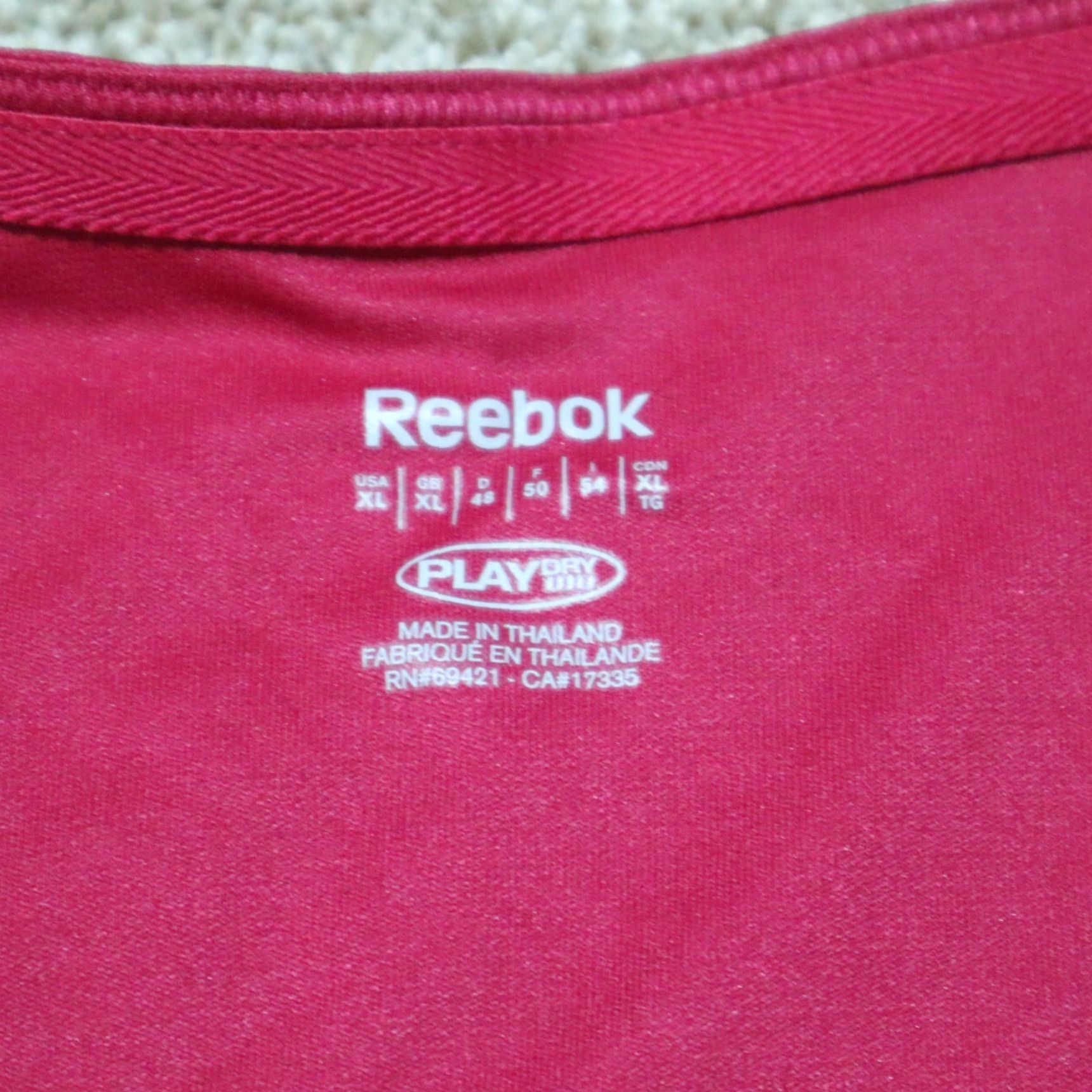 Reebok Reebok T-Shirt Women Purple XL Play Dry Uber Berry Purple Tee T-Shirt Size XL Extra Large Size XL / US 12-14 / IT 48-50 - 4 Thumbnail